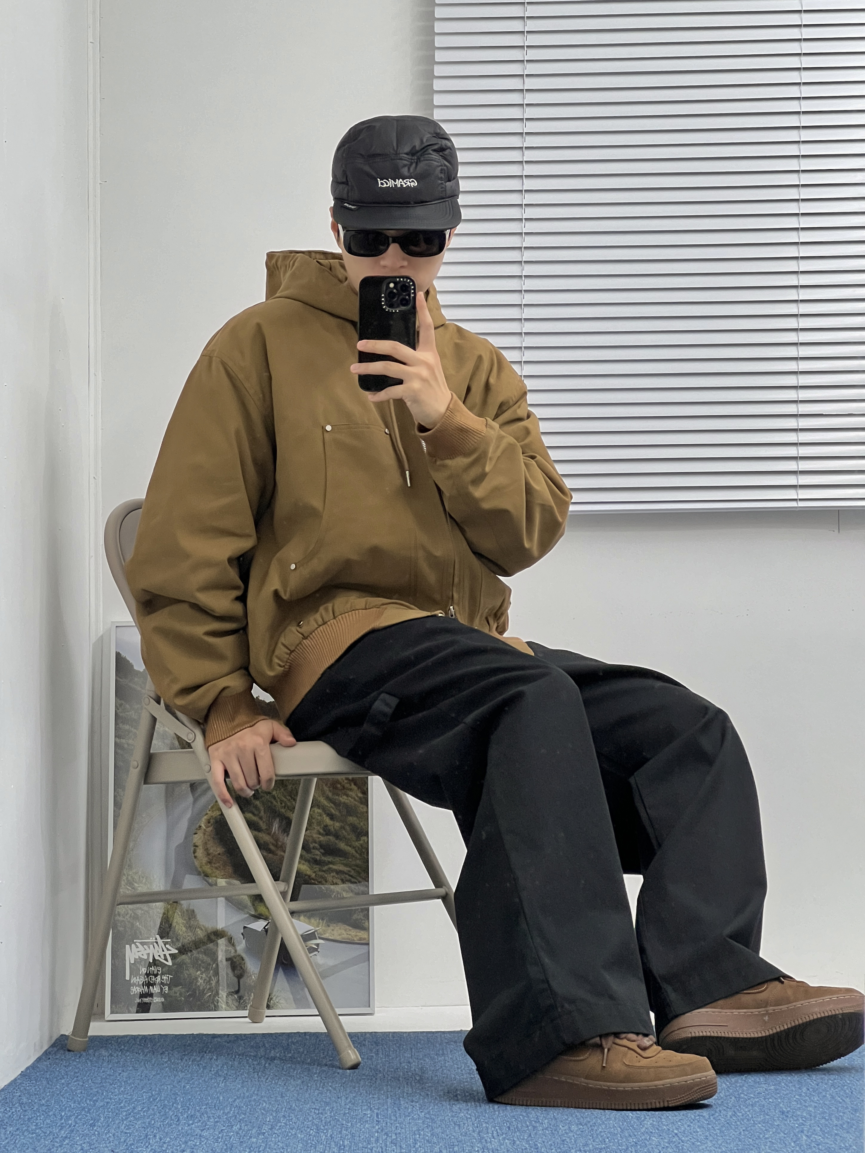 (W) Nike Air Force 1 '07 Cacao Wow 착용 스타일 - 3