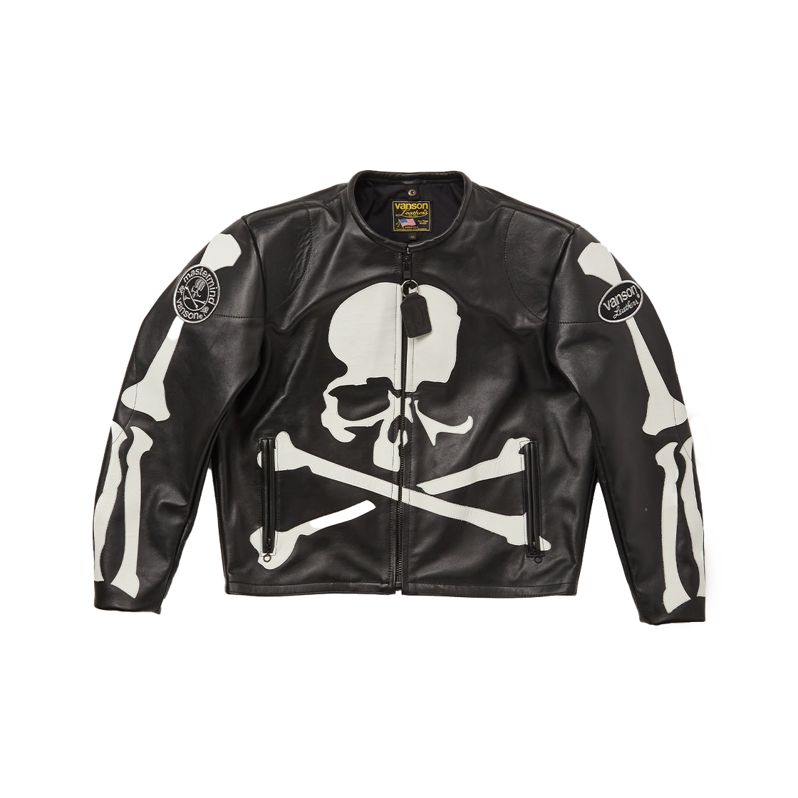 KM4DOTLMN19BK Mastermind World x Vanson Bone Jacket Custom Black - 24FW - #2
