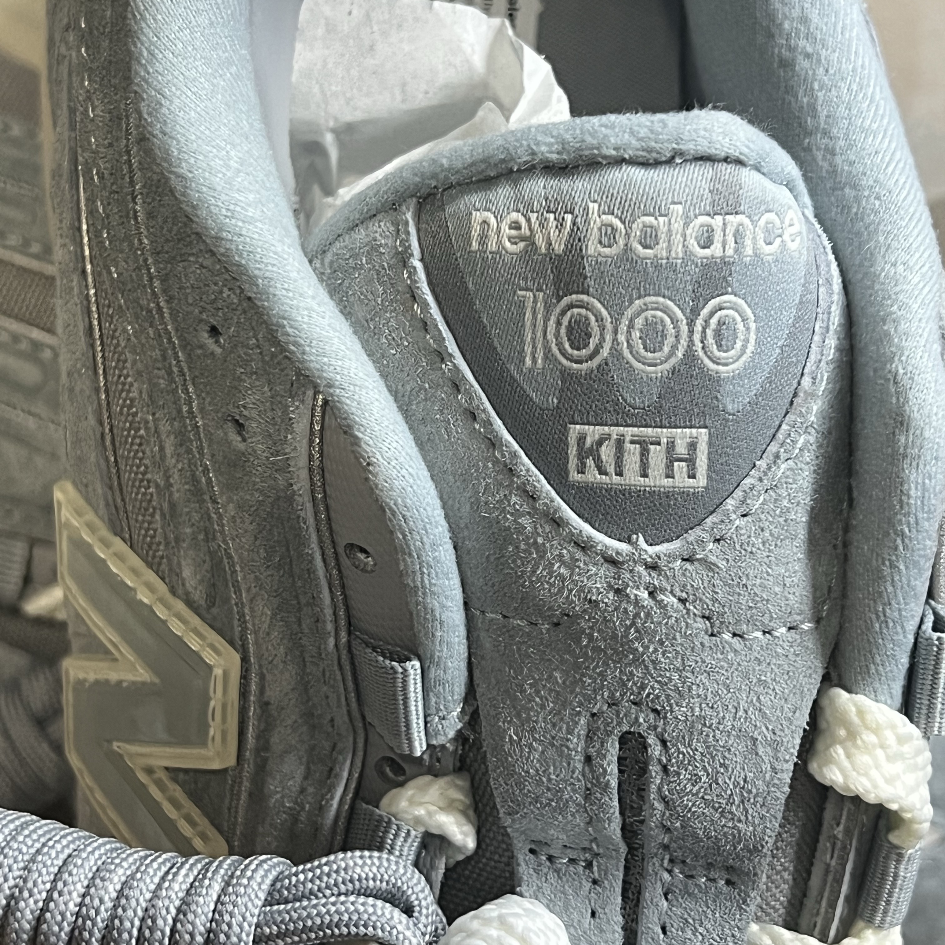 New Balance x Kith 101 M1000 Quarry Weathervane 착용 스타일 - 2