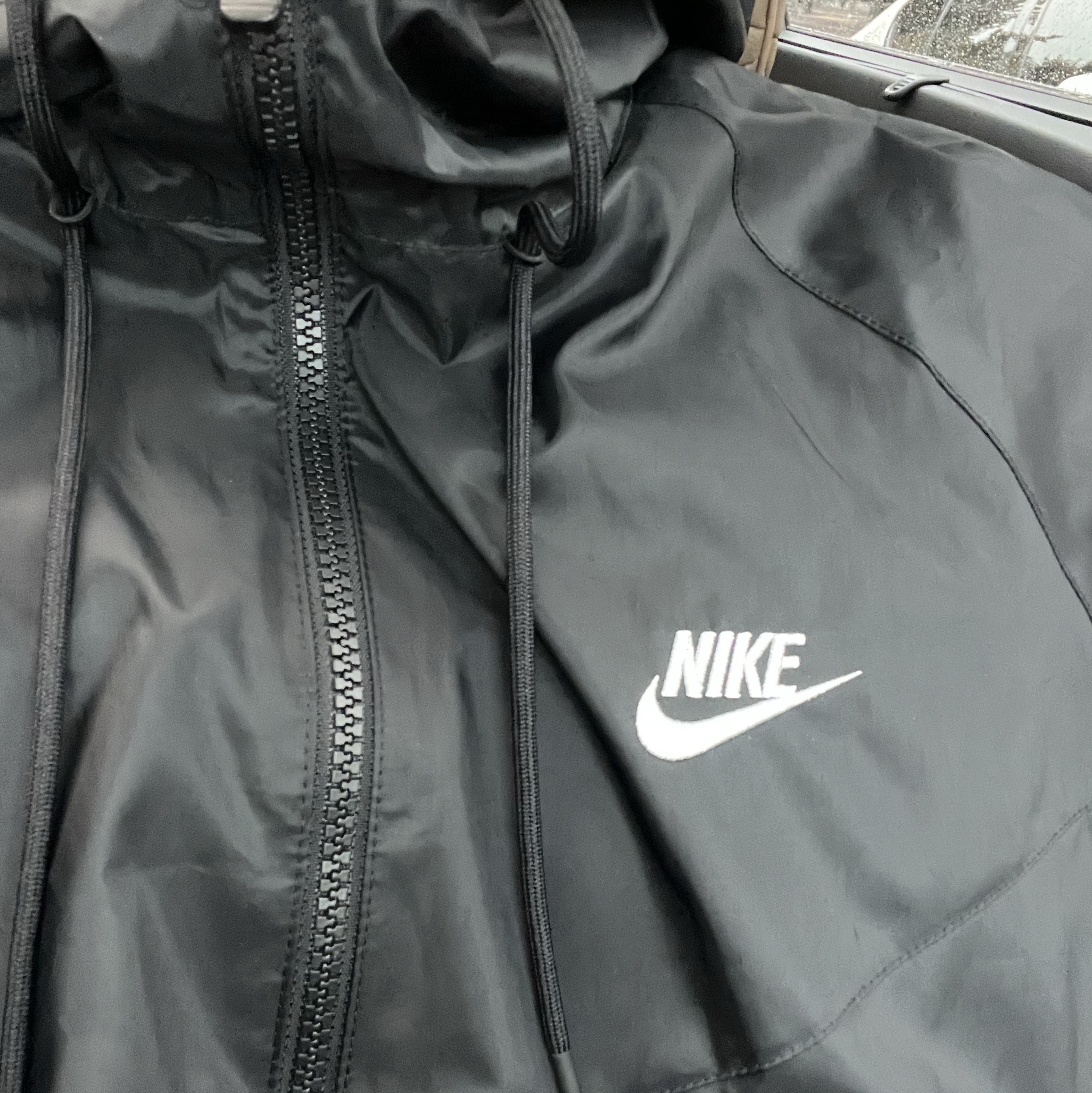 Nike NSW Windrunner Hoodie Jacket Black - Asia 착용 스타일