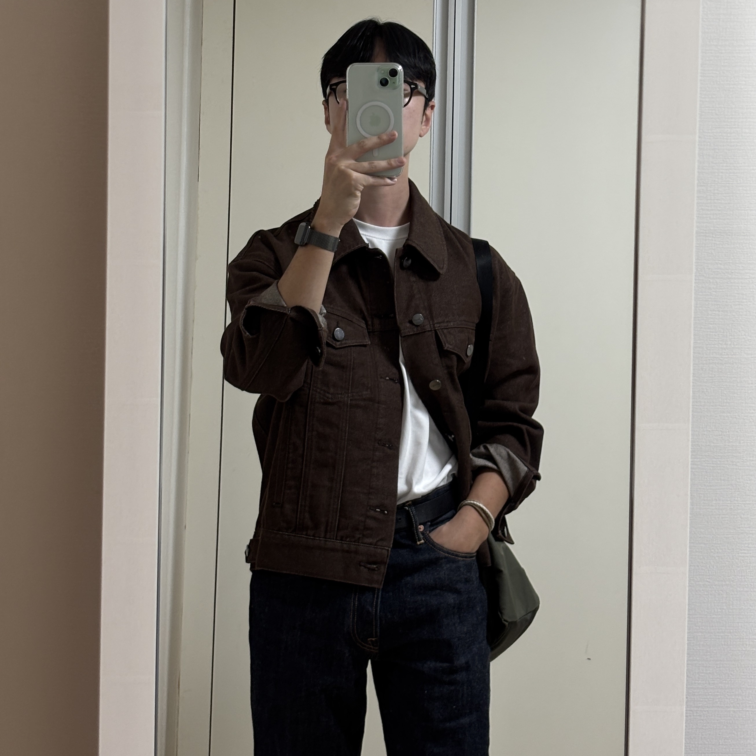 BLUNDSTONE Originals 500 Chelsea Boots Stout Brown 착용 스타일 - 2