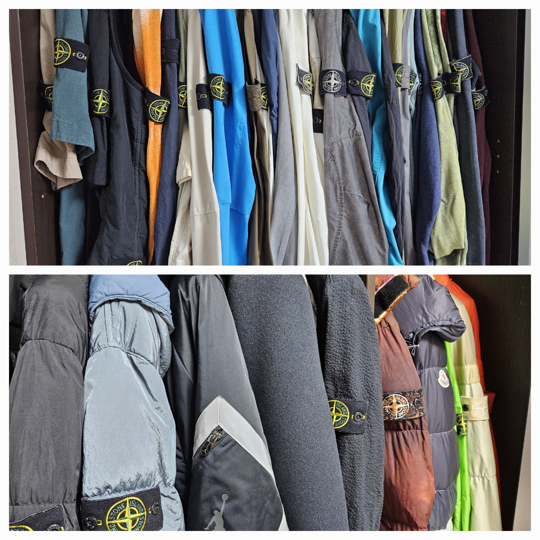 Stone Island 11429 Patch Chest Pockets Short Sleeve Overshirt Black - 23SS, Stone Island 11429 Patch Chest Pockets Short Sleeve Overshirt Bottle Green - 23SS 착용 스타일 - 1
