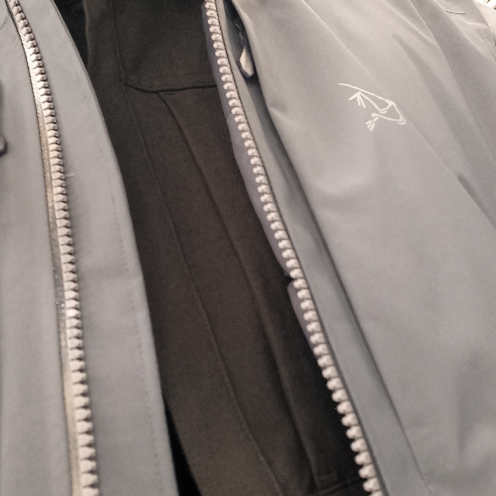 Arc'teryx Ralle Down Parka Dk Stratus, Arc'teryx Cronin Cotton Pants Black ์ฐฉ์ฉ ์คํ์ผ - 7