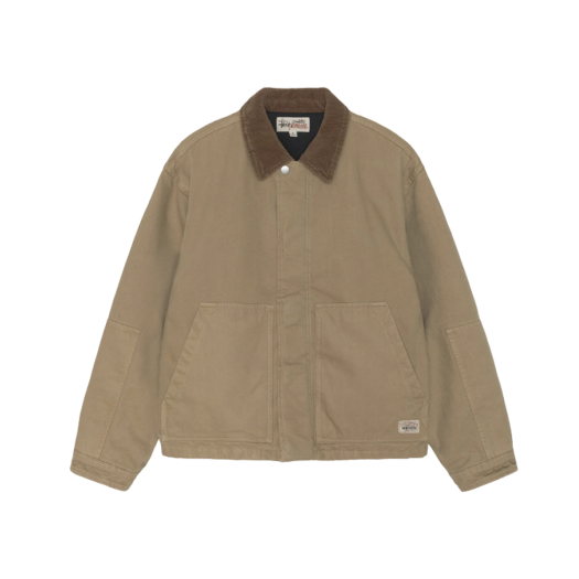 스투시 코듀로이 카라 캔버스 초어 자켓 본 | Stussy | KREAM 스투시 코듀로이 카라 캔버스 초어 자켓 본 | Stussy | KREAM