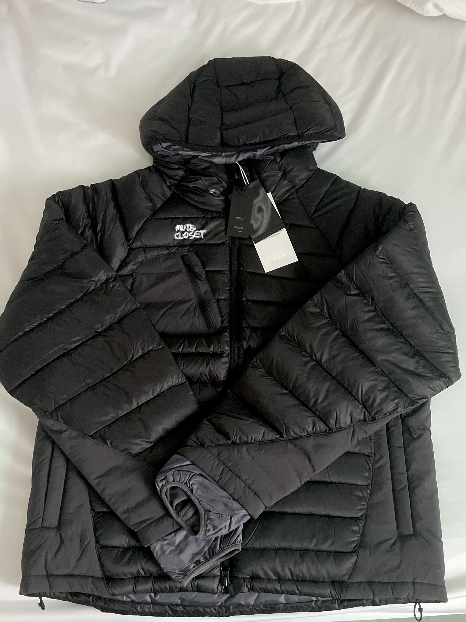 Sansan Gear Paneled Puffer Jacket Black - 24FW 착용 스타일