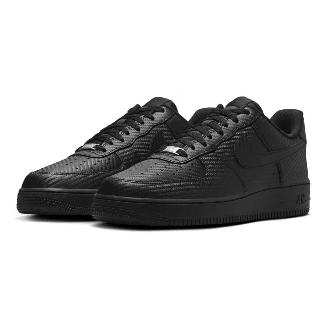 Nike Air Force 1 '07 Low Triple Black, Nike x Supreme Air Force 1 Low Black 착용 스타일 - 4