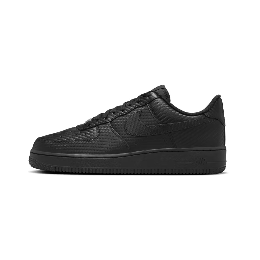 Nike Air Force 1 '07 Low Triple Black, Nike x Supreme Air Force 1 Low Black 착용 스타일 - 2