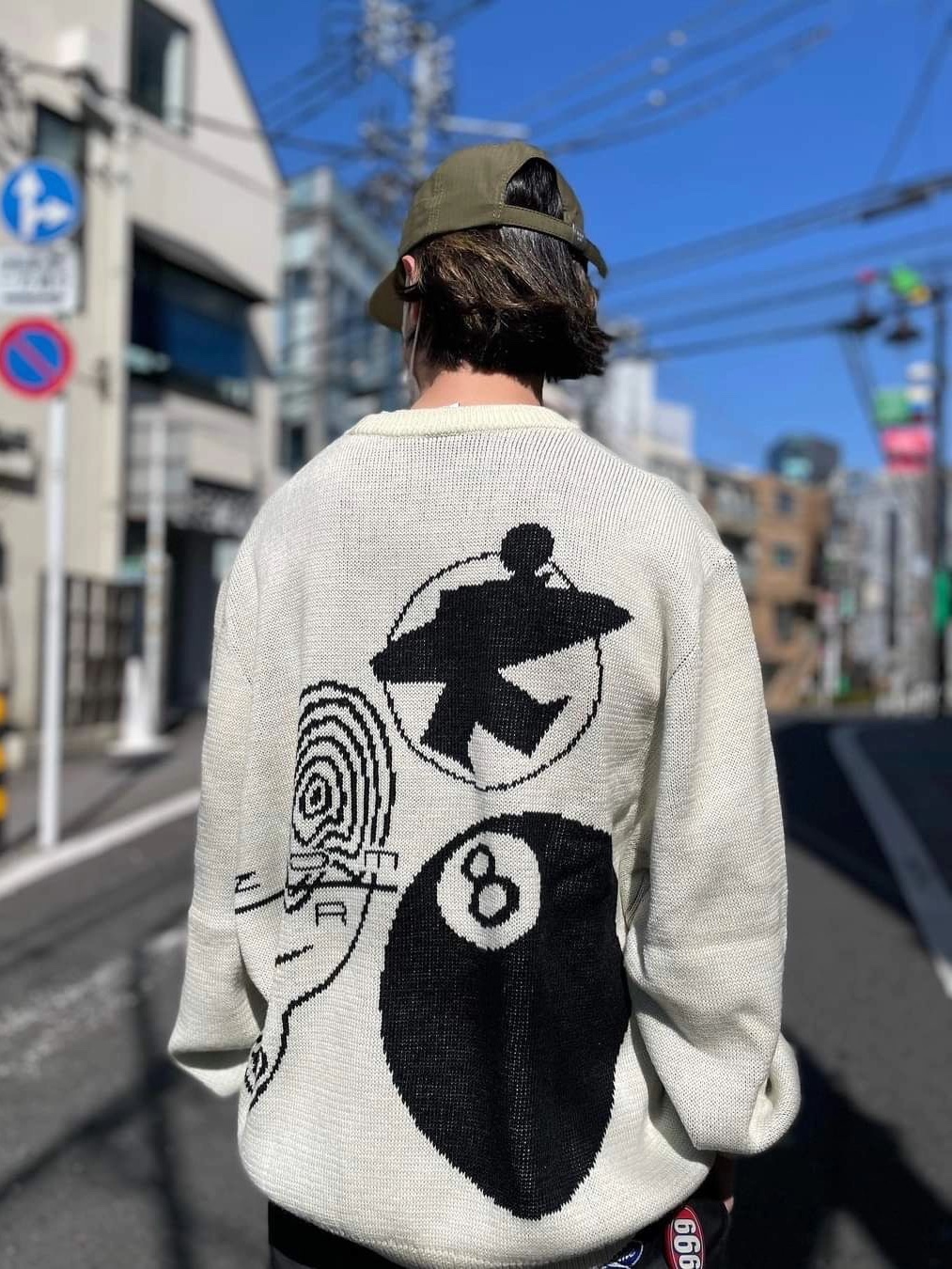 Nike x Stussy NRG LS Knit Sweater Fossil (DR2893-238) 착용 스타일 - 2