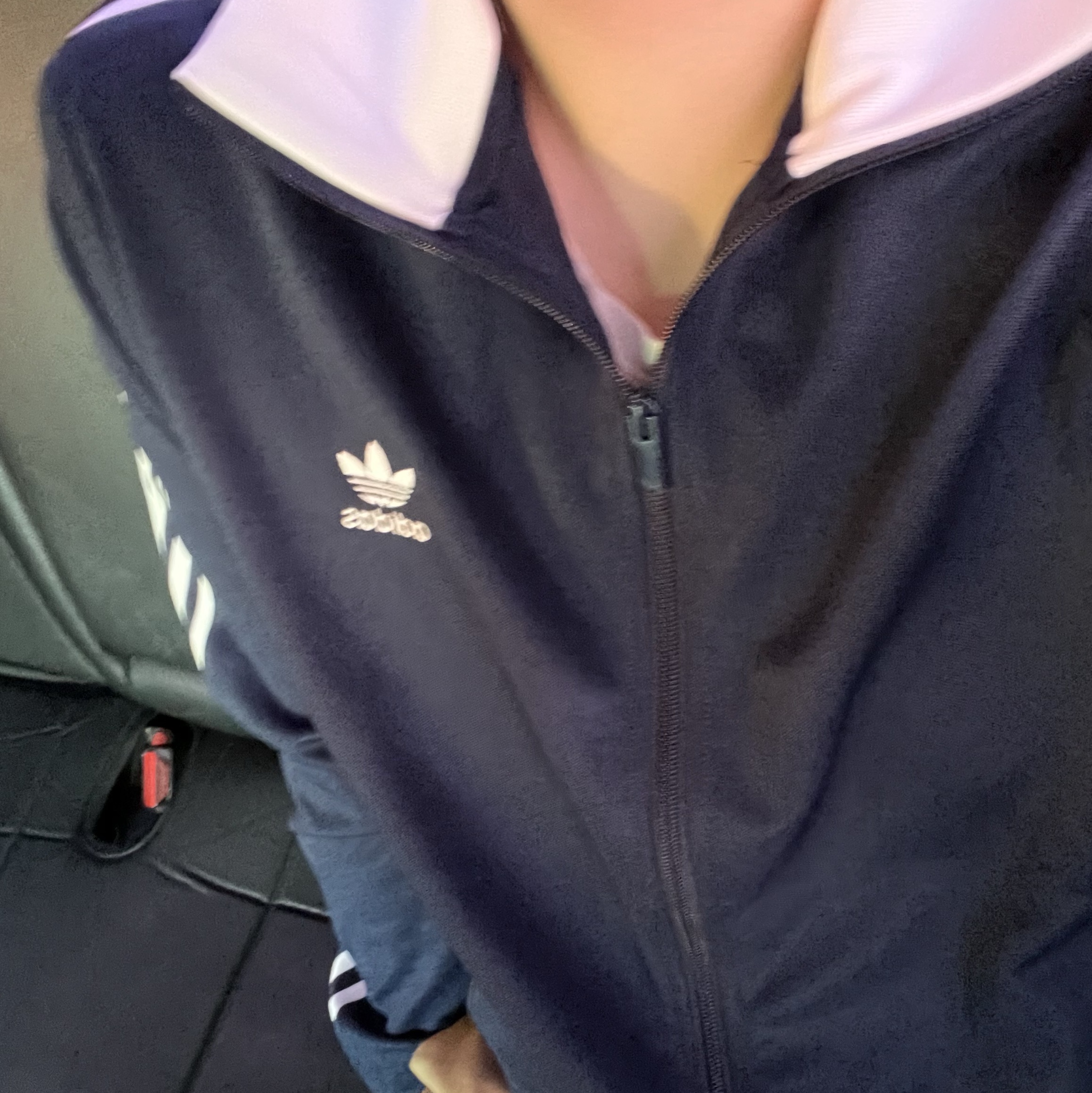 Adidas Adicolor Classic Beckenbauer Track Top Night Indigo - KR Sizing 착용 스타일 - 1