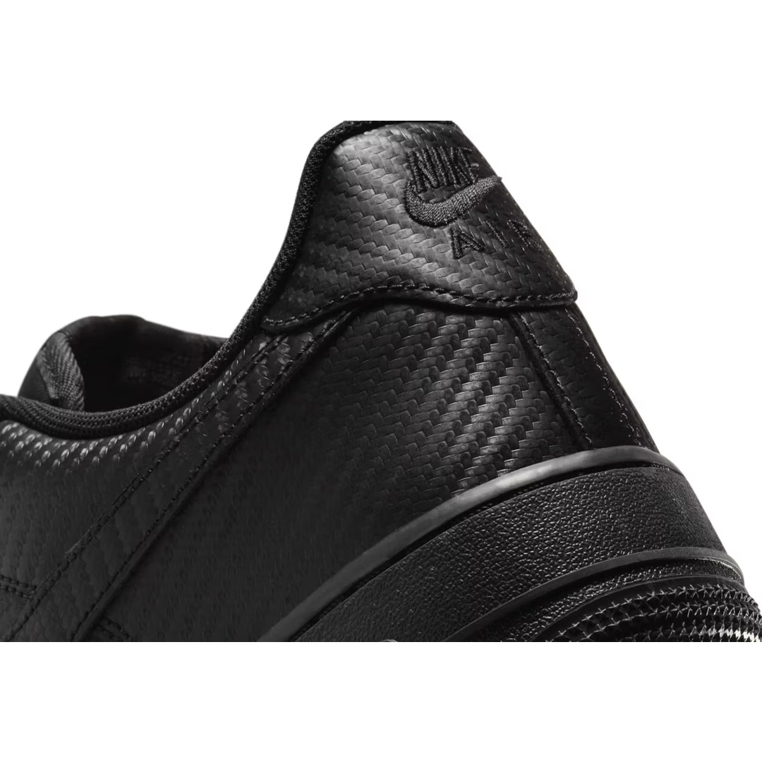 Nike Air Force 1 '07 Low Triple Black, Nike x Supreme Air Force 1 Low Black 착용 스타일 - 8