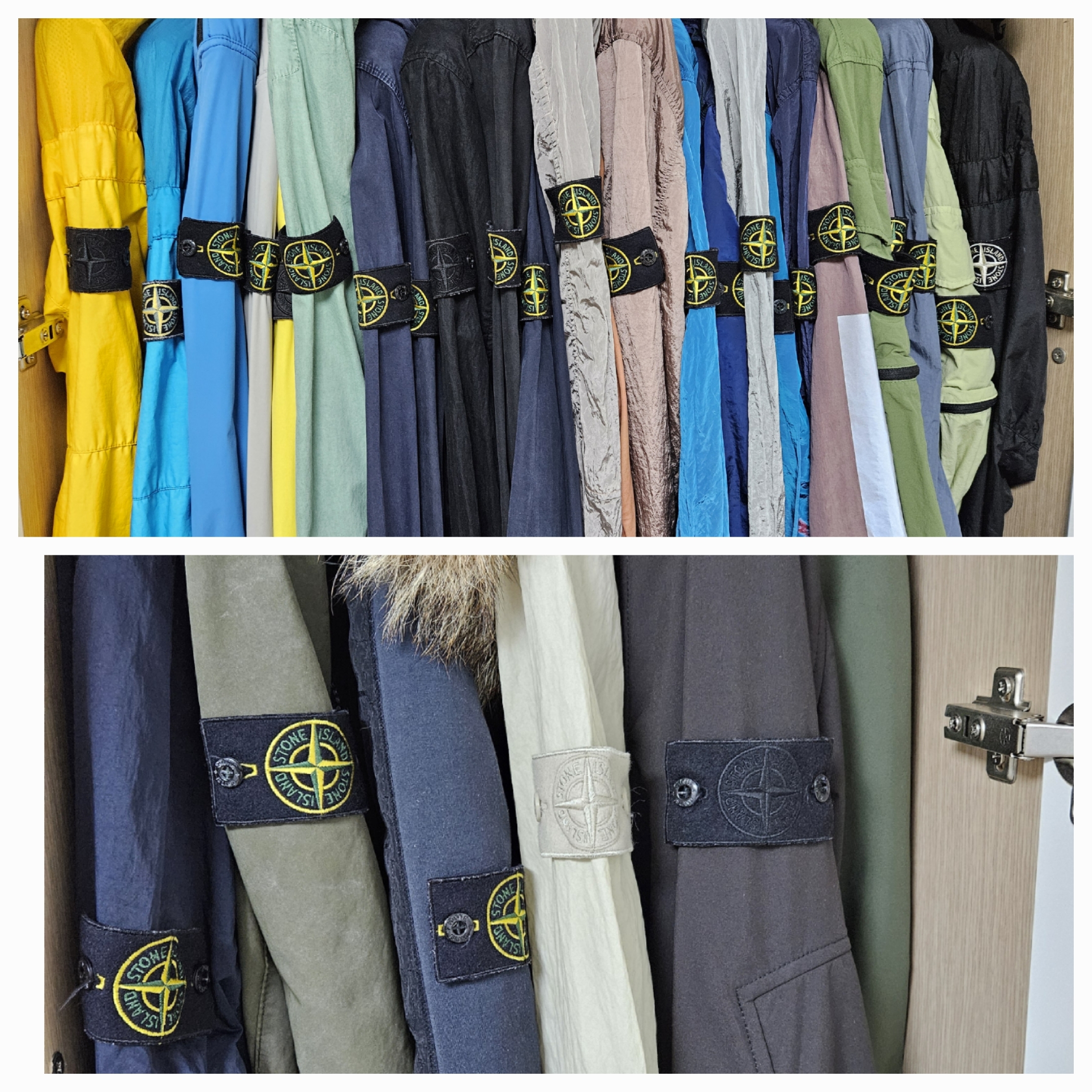 Stone Island 11429 Patch Chest Pockets Short Sleeve Overshirt Black - 23SS, Stone Island 11429 Patch Chest Pockets Short Sleeve Overshirt Bottle Green - 23SS 착용 스타일 - 3