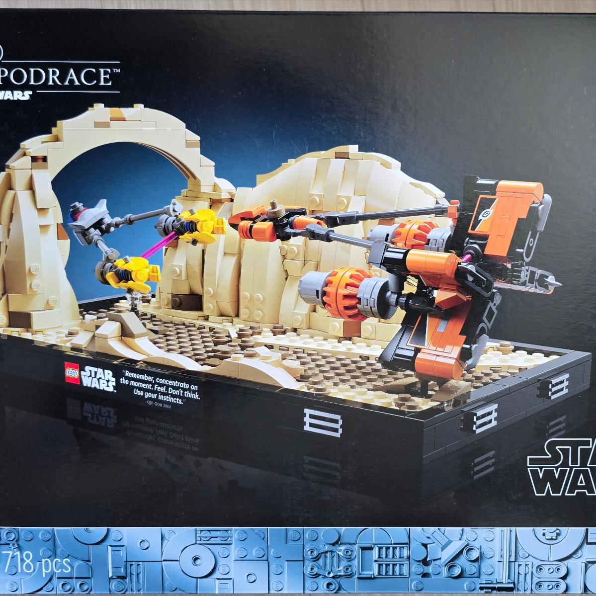 Lego Star Wars Mos Espa Podrace Diorama 착용 스타일