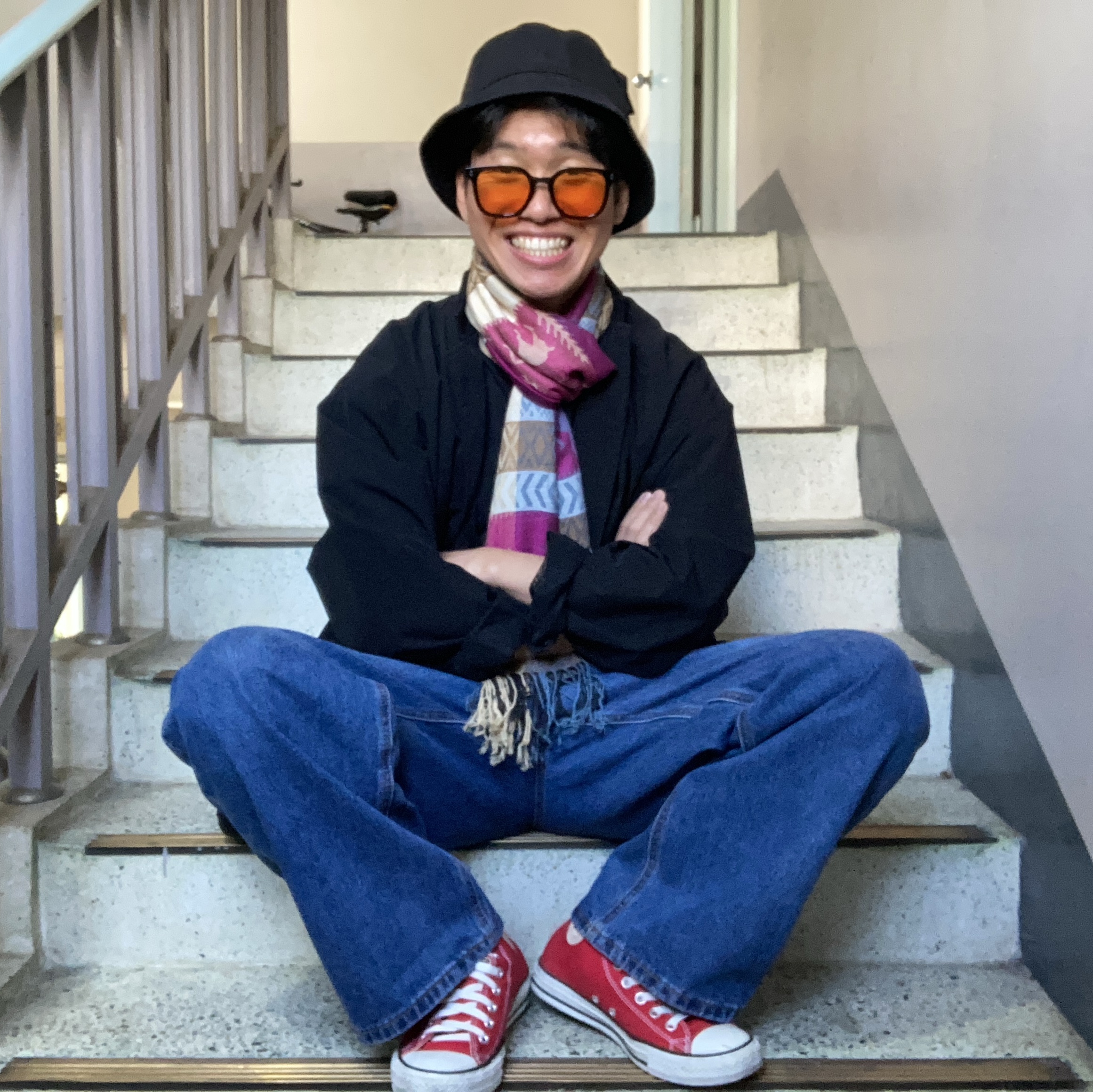 Converse Chuck 70 High Seasonal Leather University Red 착용 스타일 - 6