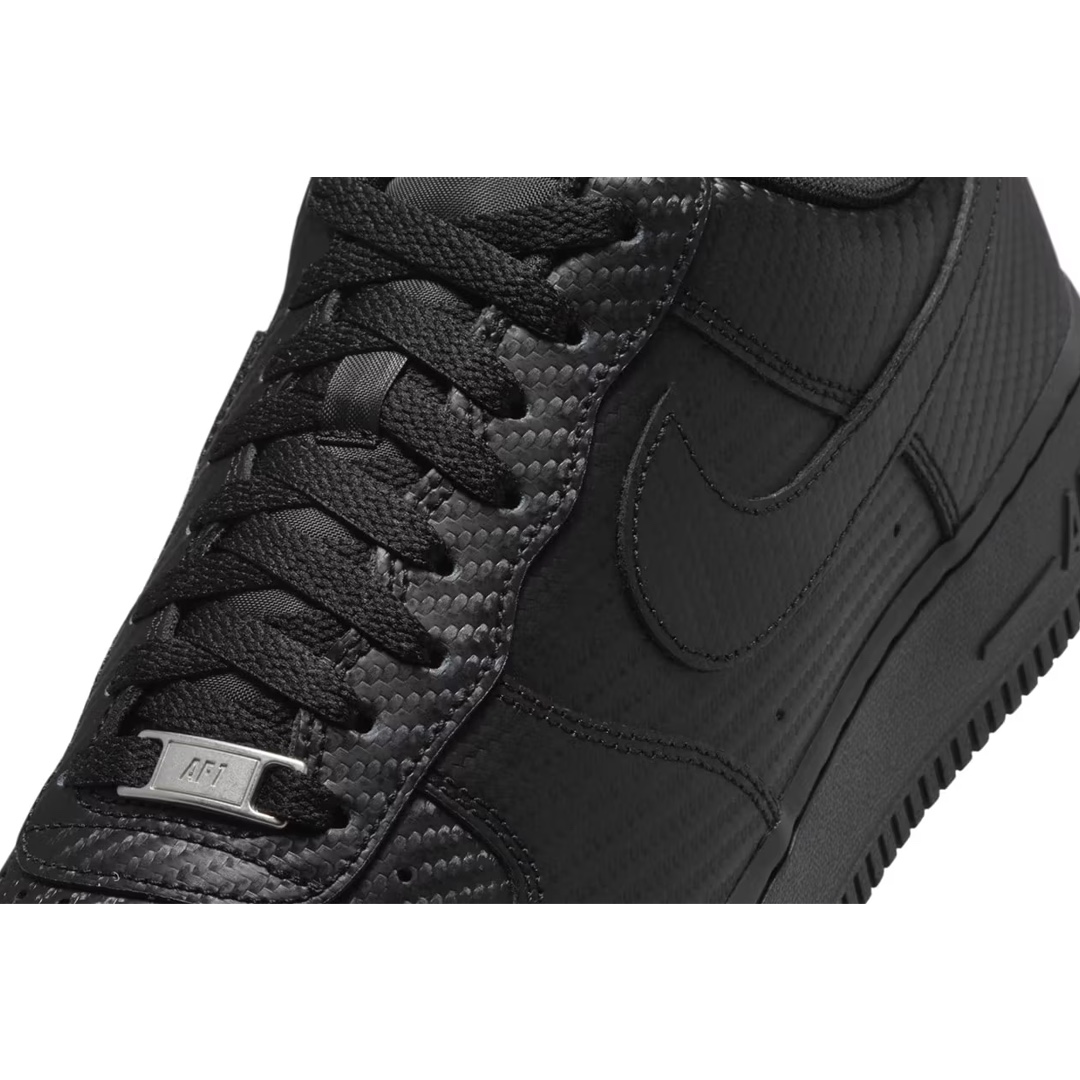 Nike Air Force 1 '07 Low Triple Black, Nike x Supreme Air Force 1 Low Black 착용 스타일 - 7