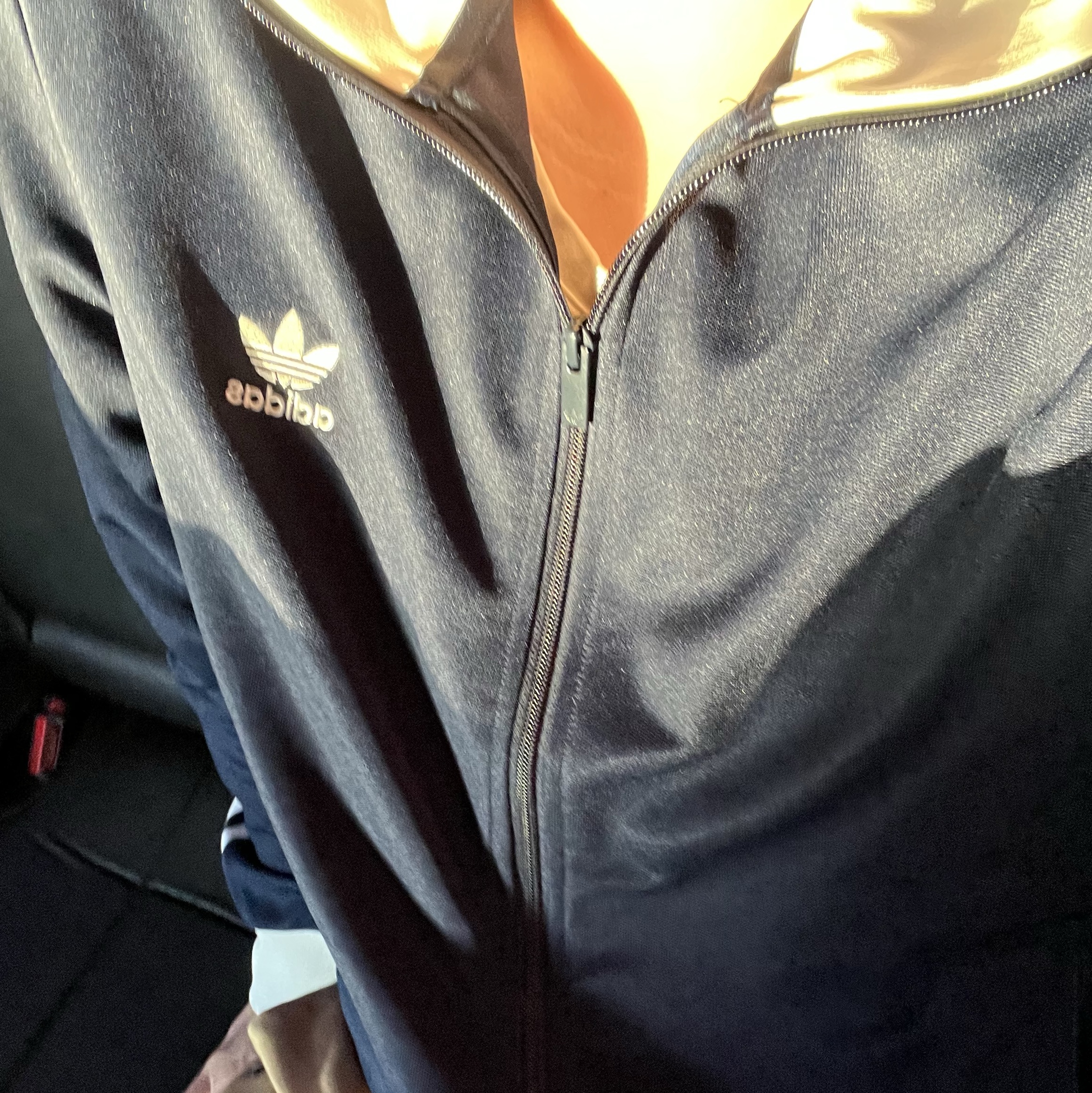 Adidas Adicolor Classic Beckenbauer Track Top Night Indigo - KR Sizing 착용 스타일 - 3