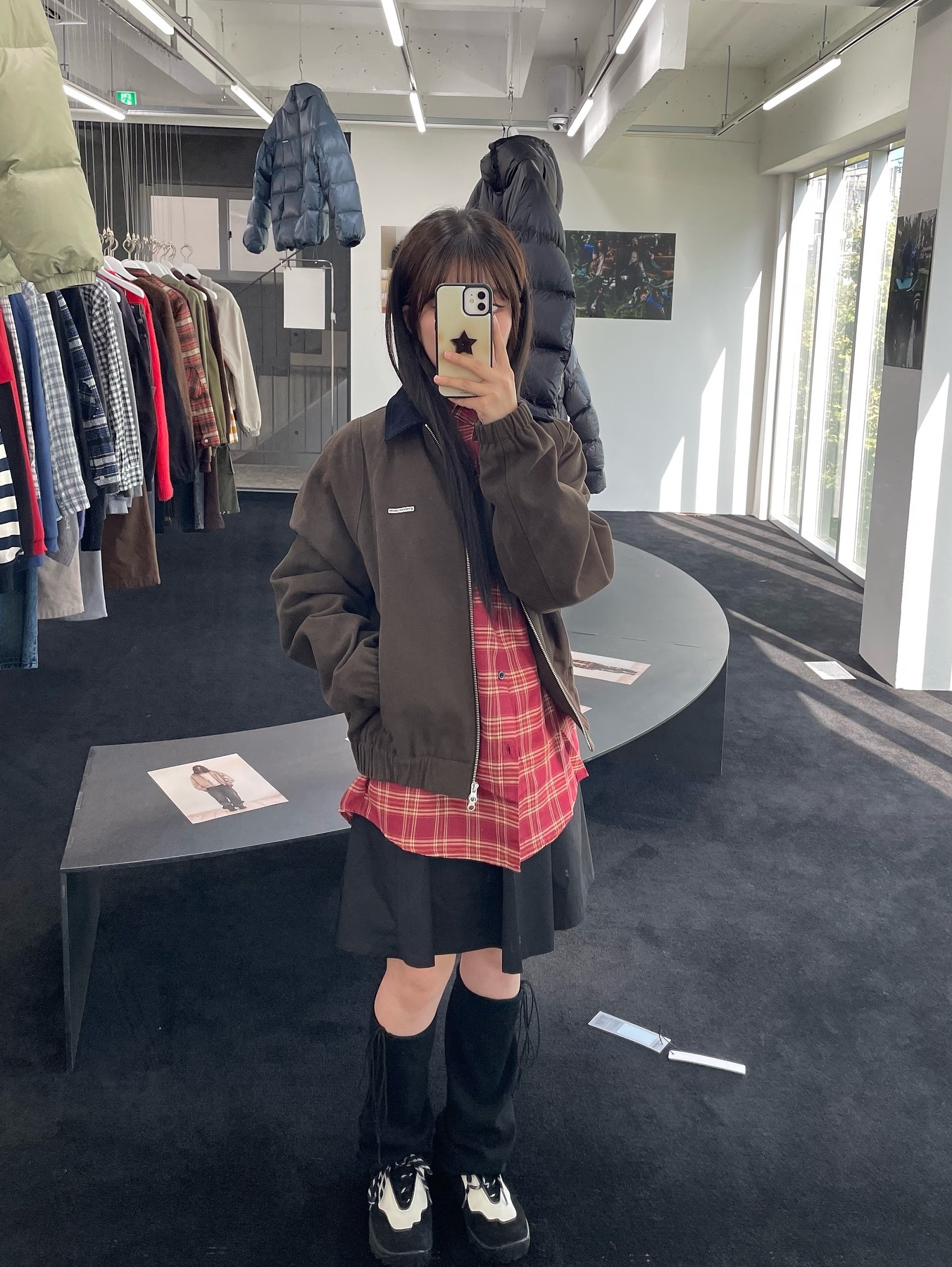 Thevinylhouse Blouson Jacket Sand, Thevinylhouse Blouson Jacket Khaki 착용 스타일