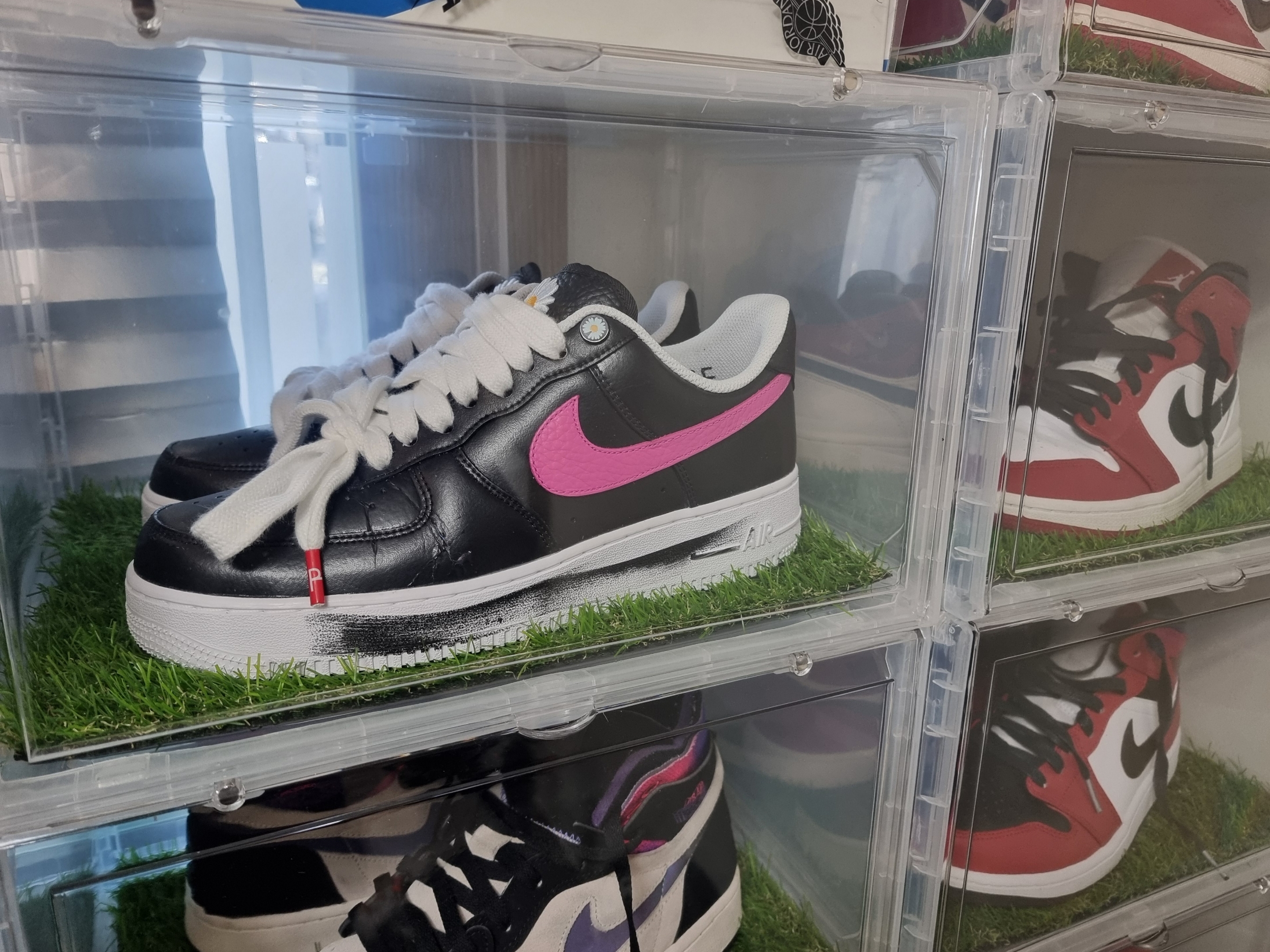 Nike x Peaceminusone Air Force 1 Low Para-Noise 3.0 Black and Multicolor 착용 스타일 - 1