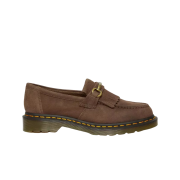 Dr. Martens Adrian Snaffle Leather Nubuck Loafers Dark Brown