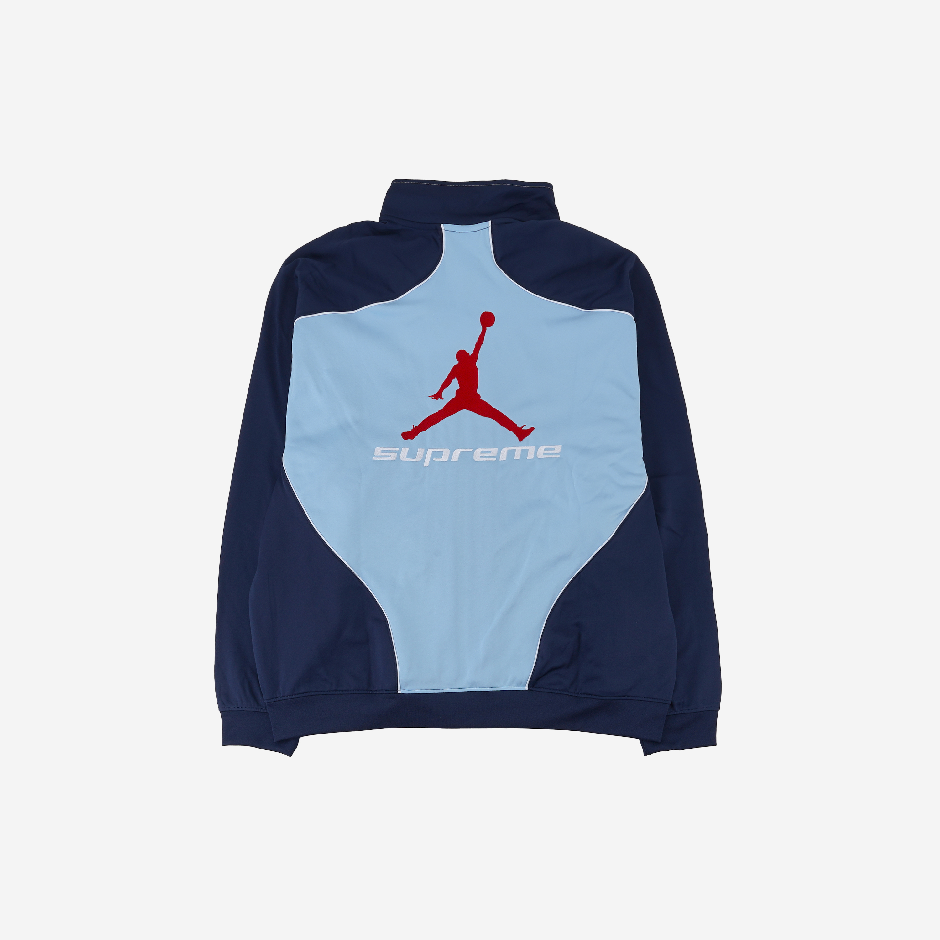 Supreme x Jordan Tricot Track Jacket Light Blue - 24FW
