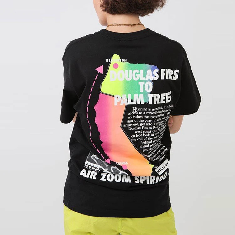 Nike x Stussy SS BR Spiridon T-Shirt Black - US/EU 착용 스타일 - 4