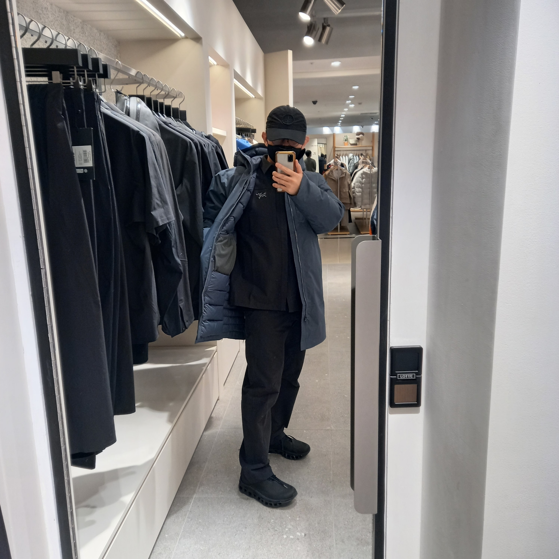 Arc'teryx Ralle Down Parka Dk Stratus, Arc'teryx Cronin Cotton Pants Black ์ฐฉ์ฉ ์คํ์ผ - 4