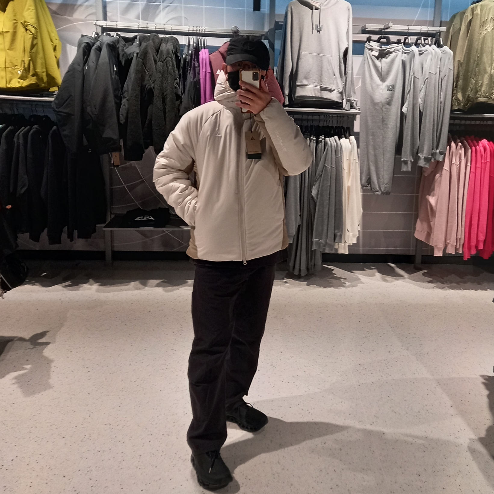 Nike ACG Rope De Dope Primaloft Therma-Fit Jacket Black Summit White - Asia 착용 스타일 - 1