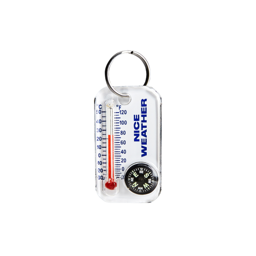 S11154 Nice Weather Thermometer Keyring White
