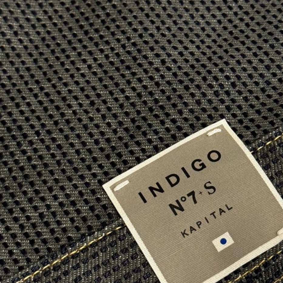 Kapital Century Denim 1st Jacket N7S Charcoal Indigo 착용 스타일