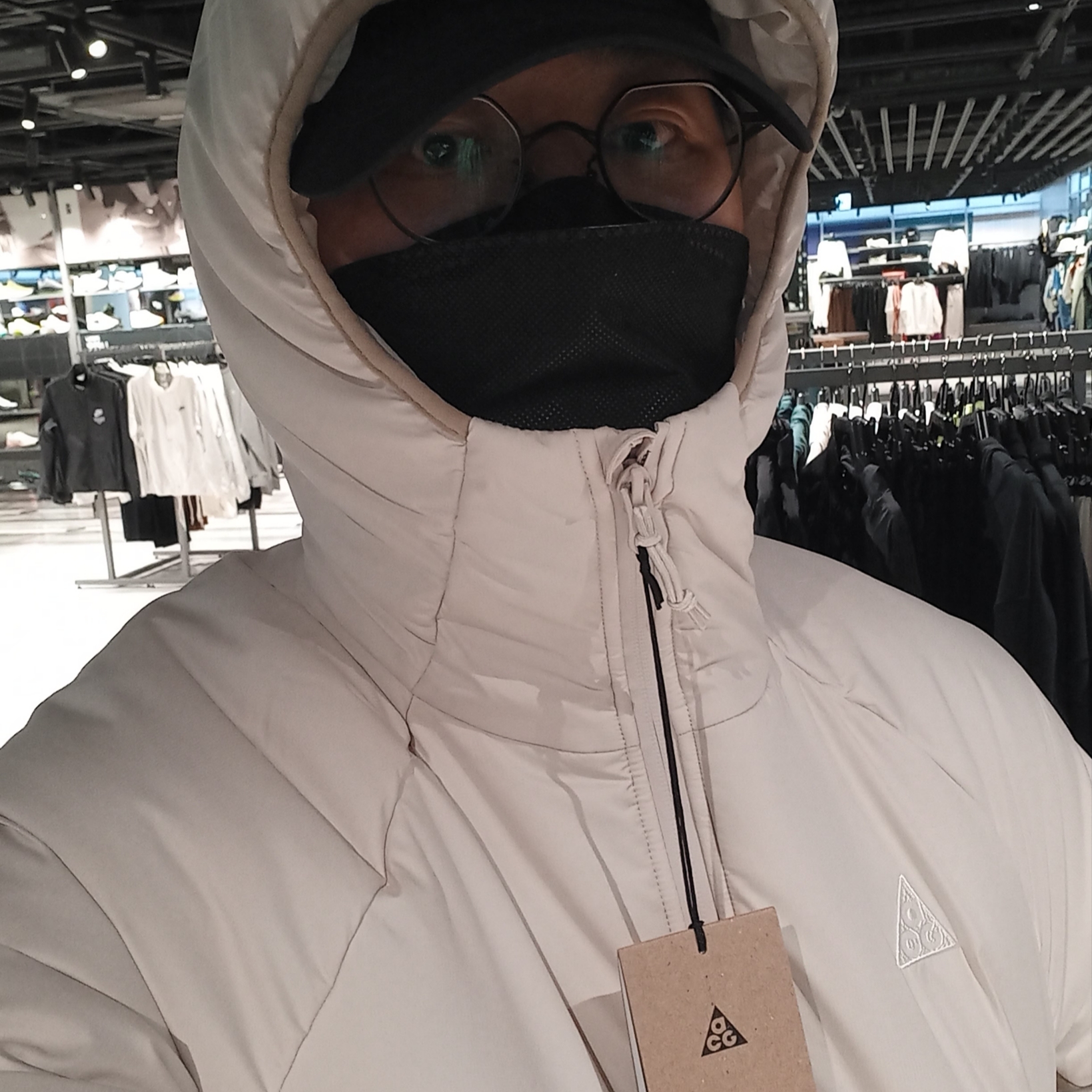 Nike ACG Rope De Dope Primaloft Therma-Fit Jacket Black Summit White - Asia 착용 스타일 - 5