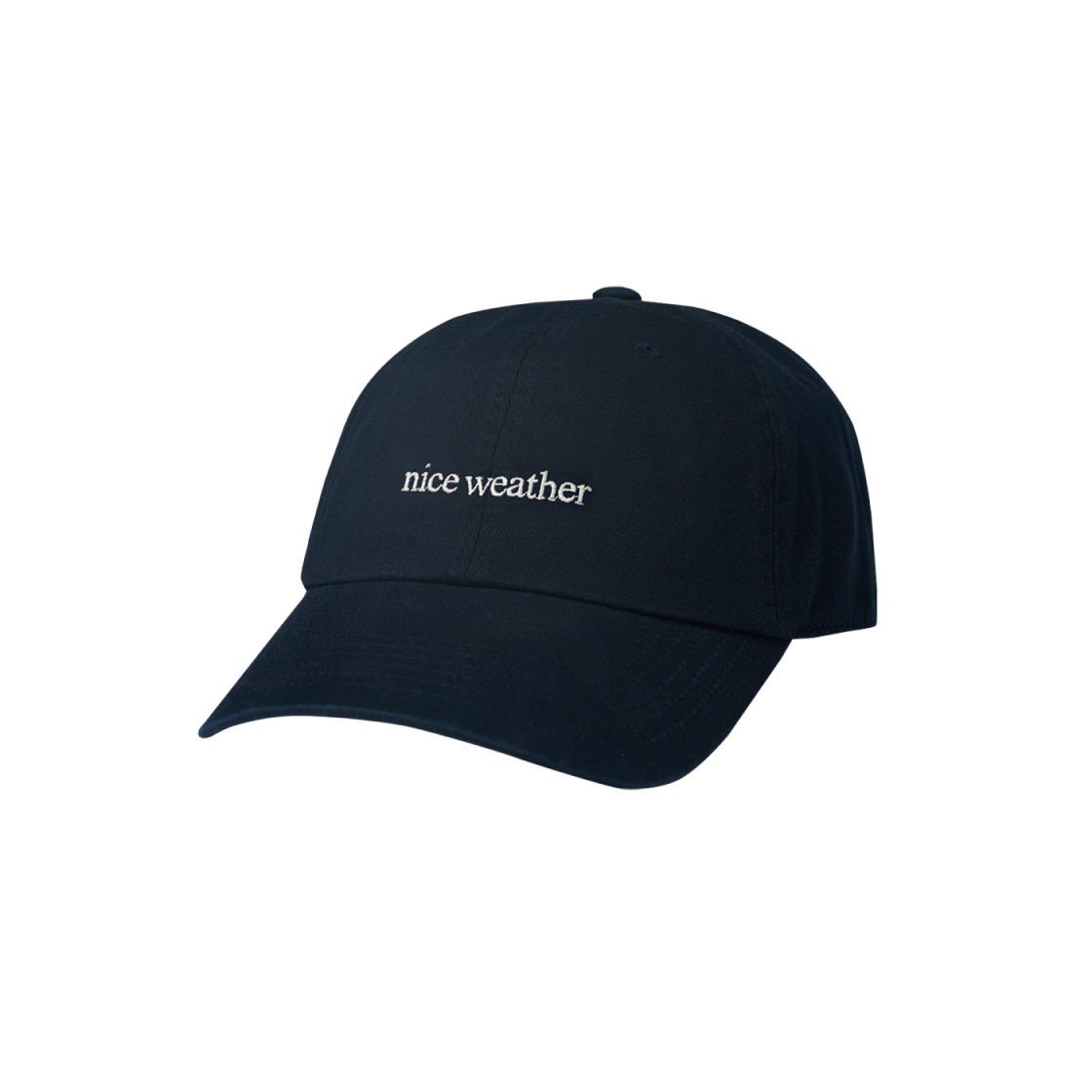 【NICE WEATHER】Nice Signature cap 男女兼用 ☆NICE WEATHER☆ signature cap navy (NICE WEATHER/キャップ