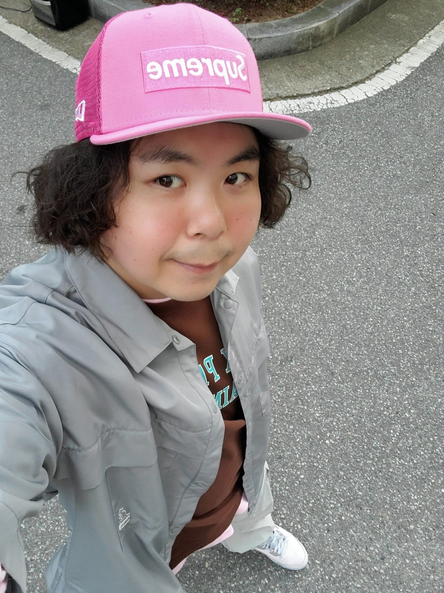 Supreme Box Logo Mesh Back New Era Pink - 22SS, Jordan 5 Retro SE Regal Pink 착용 스타일
