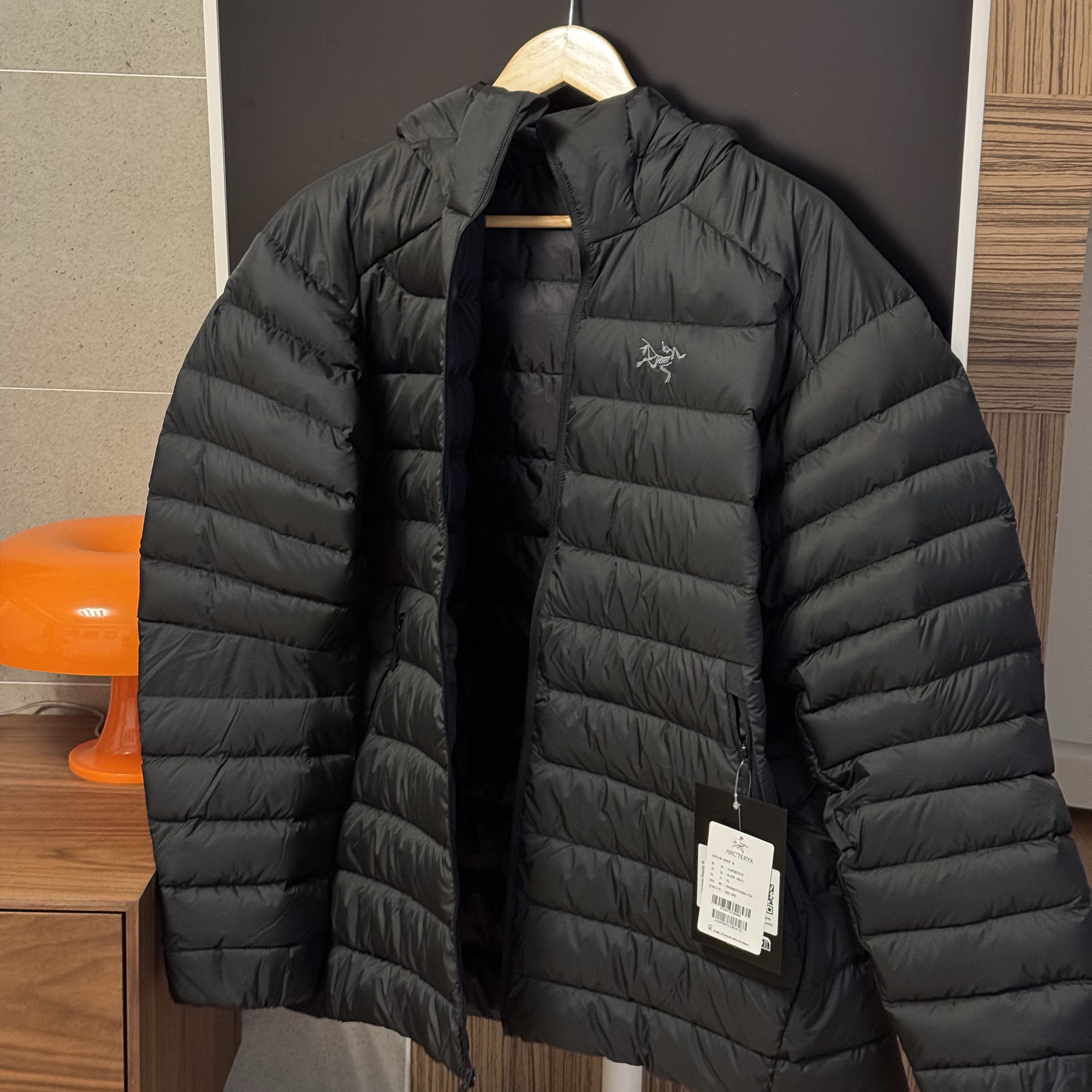 Arc'teryx Cerium Hoody Black 착용 스타일 - 1