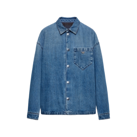 Prada Denim Shirt Light Blue