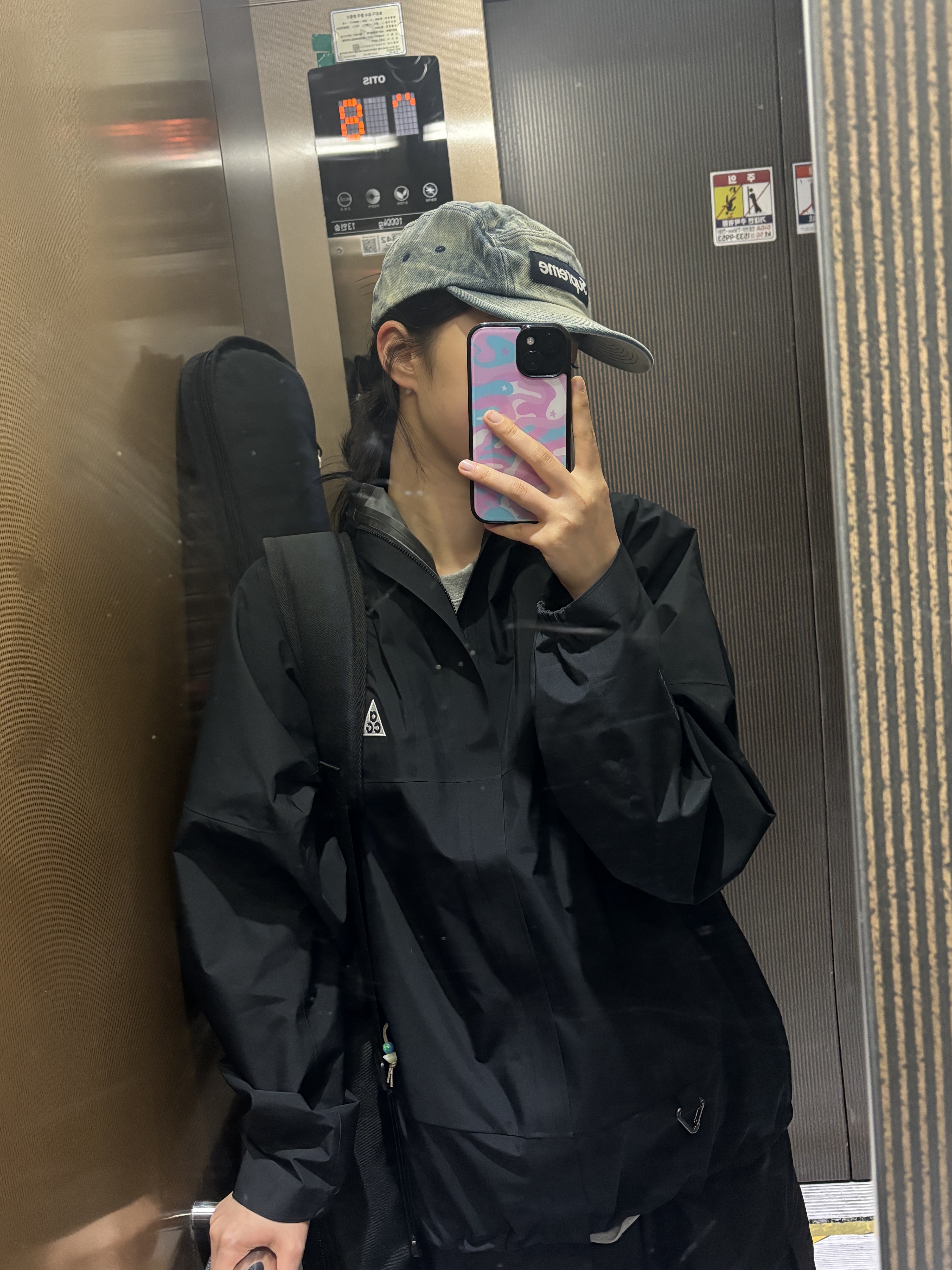 Nike ACG Storm-Fit ADV Cascade Rains Full Zip Jacket Black - Asia 착용 스타일 - 1
