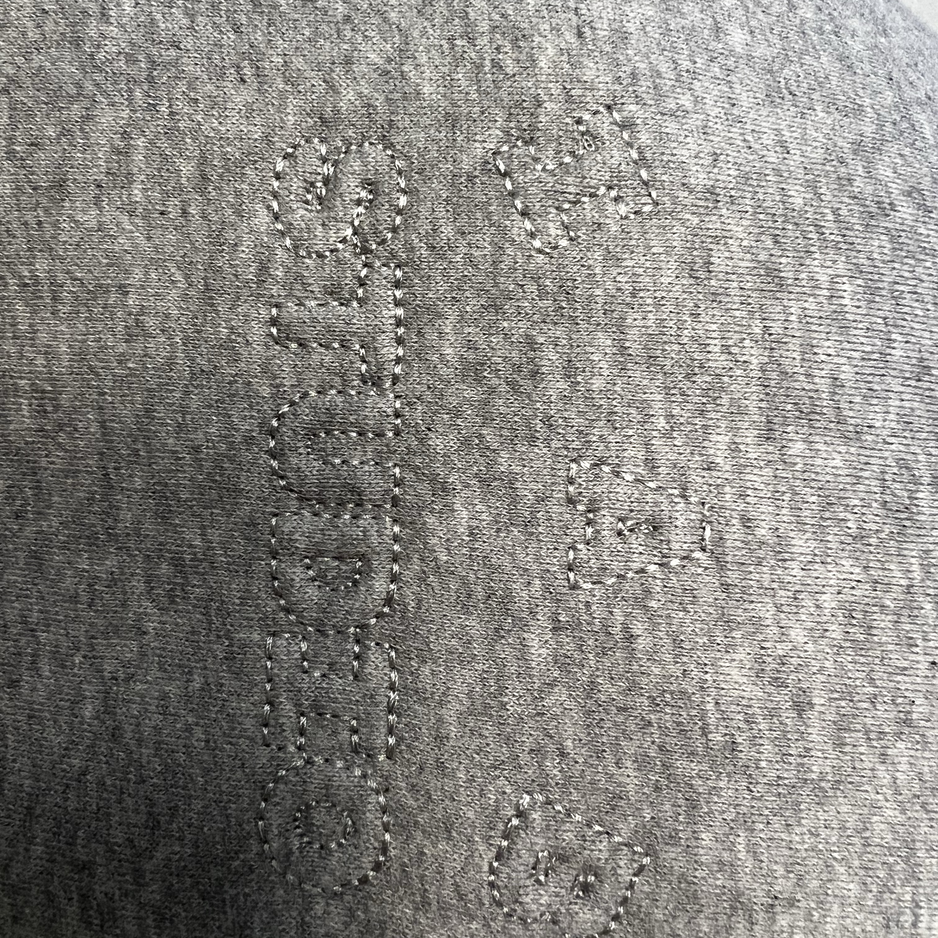 IAB Studio Embossed Sweatshirt Gray 착용 스타일 - 5