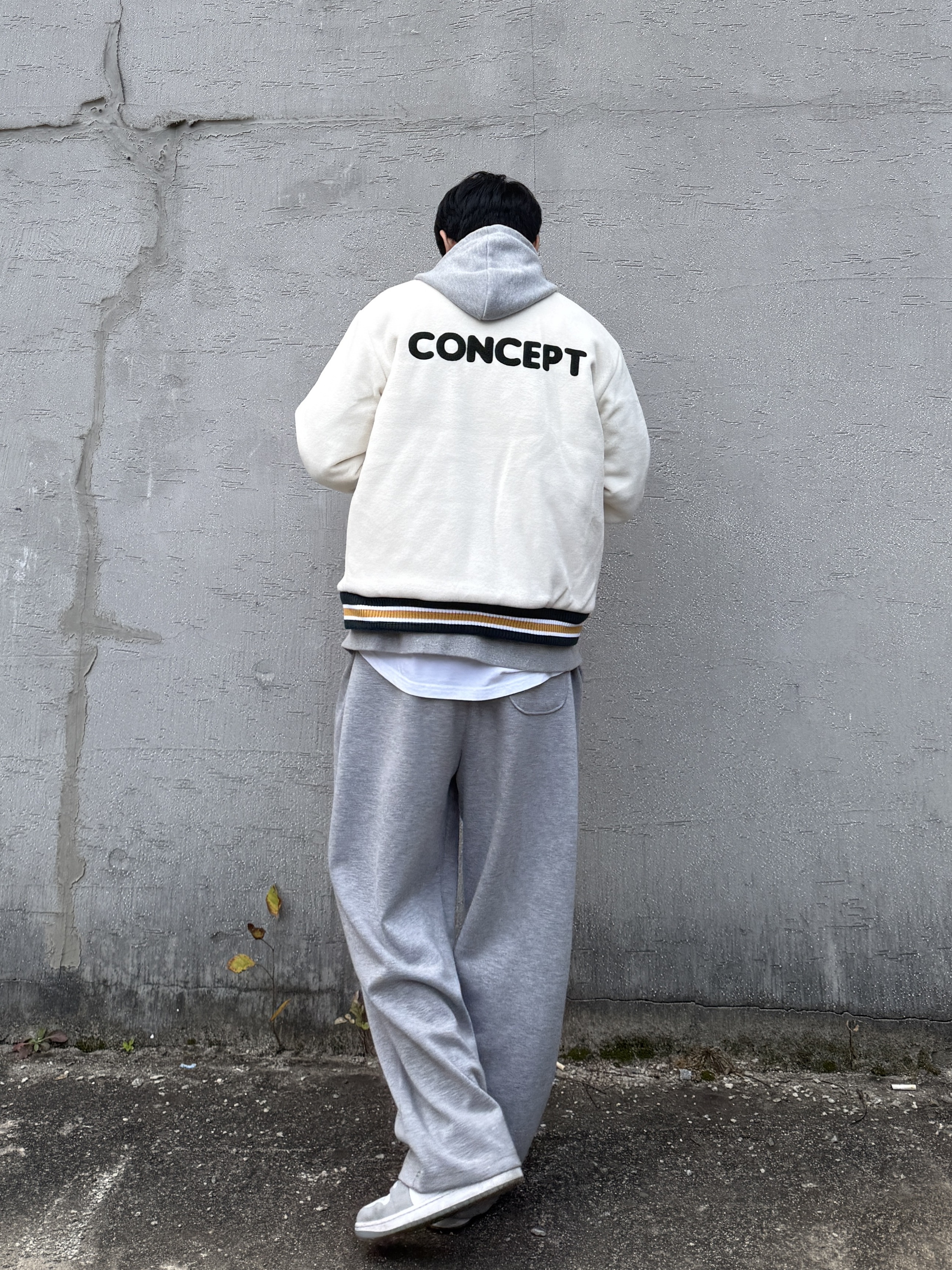 (W) Jordan 1 Low White Wolf Grey 착용 스타일 - 4