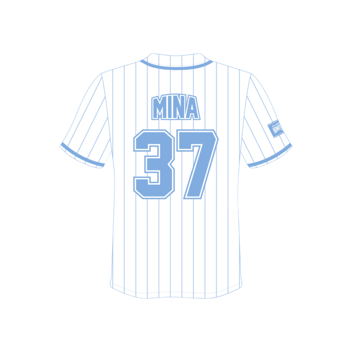 TWICE BASEBALL UNIFORM HOME 9ROUND ミナ TWICE ポップアップ HOME 9ROUND ユニフォーム ミナ
