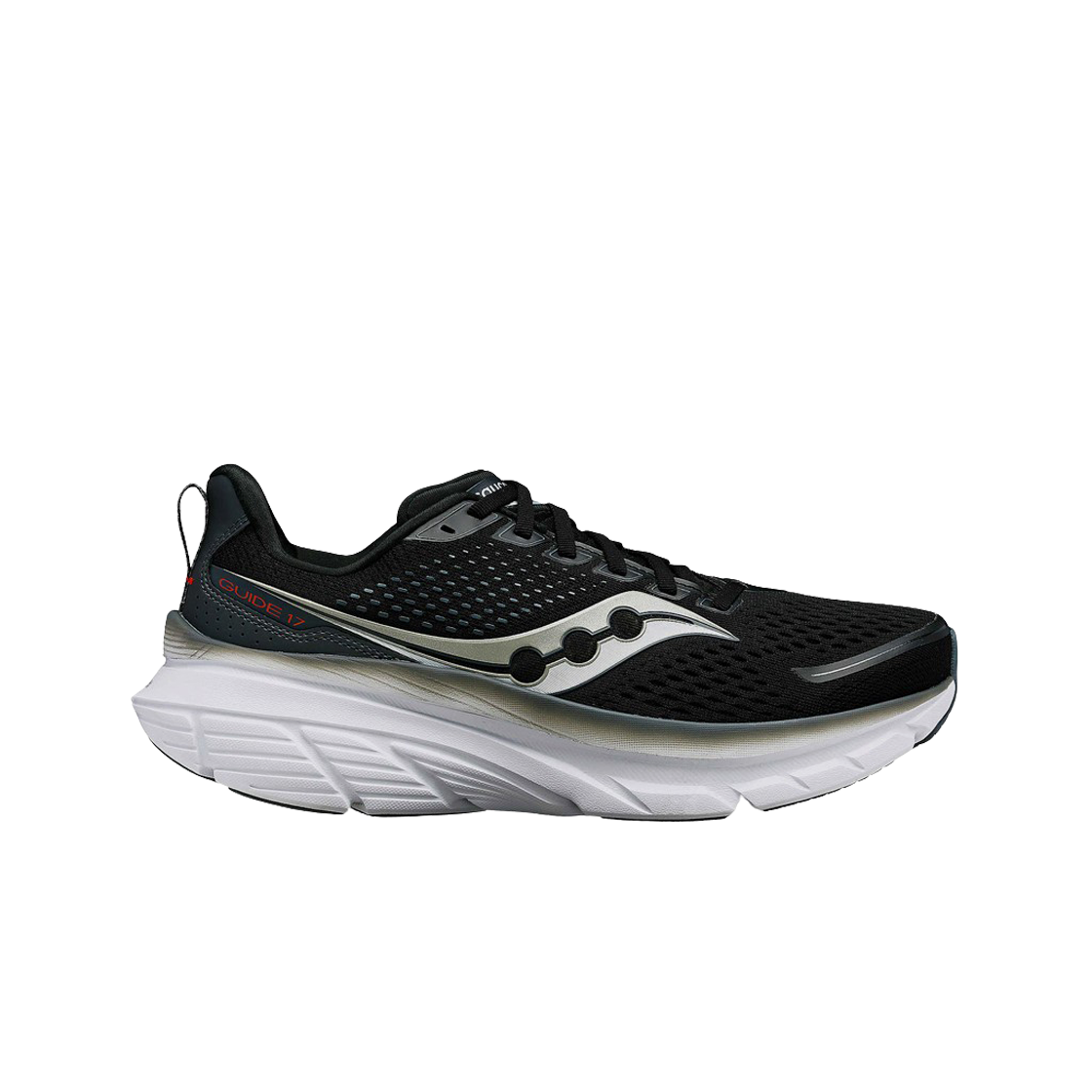 써코니 가이드 17 와이드 블랙 화이트(Saucony Guide 17 Wide Black White) - 1