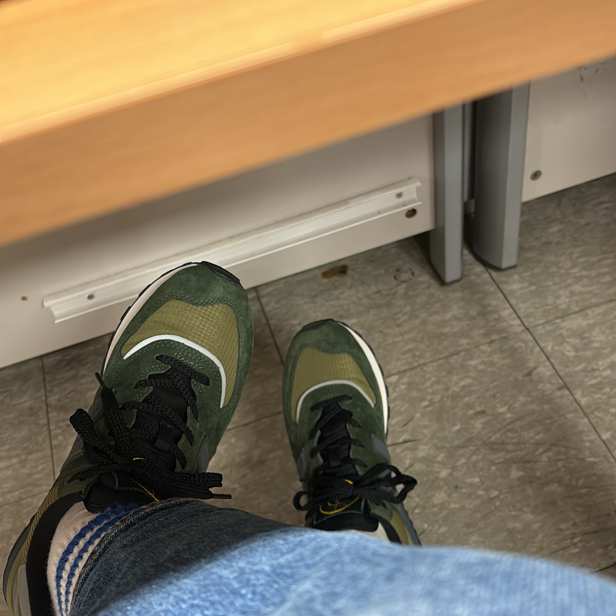 New Balance x Stone Island 574 Legacy Dark Green 착용 스타일