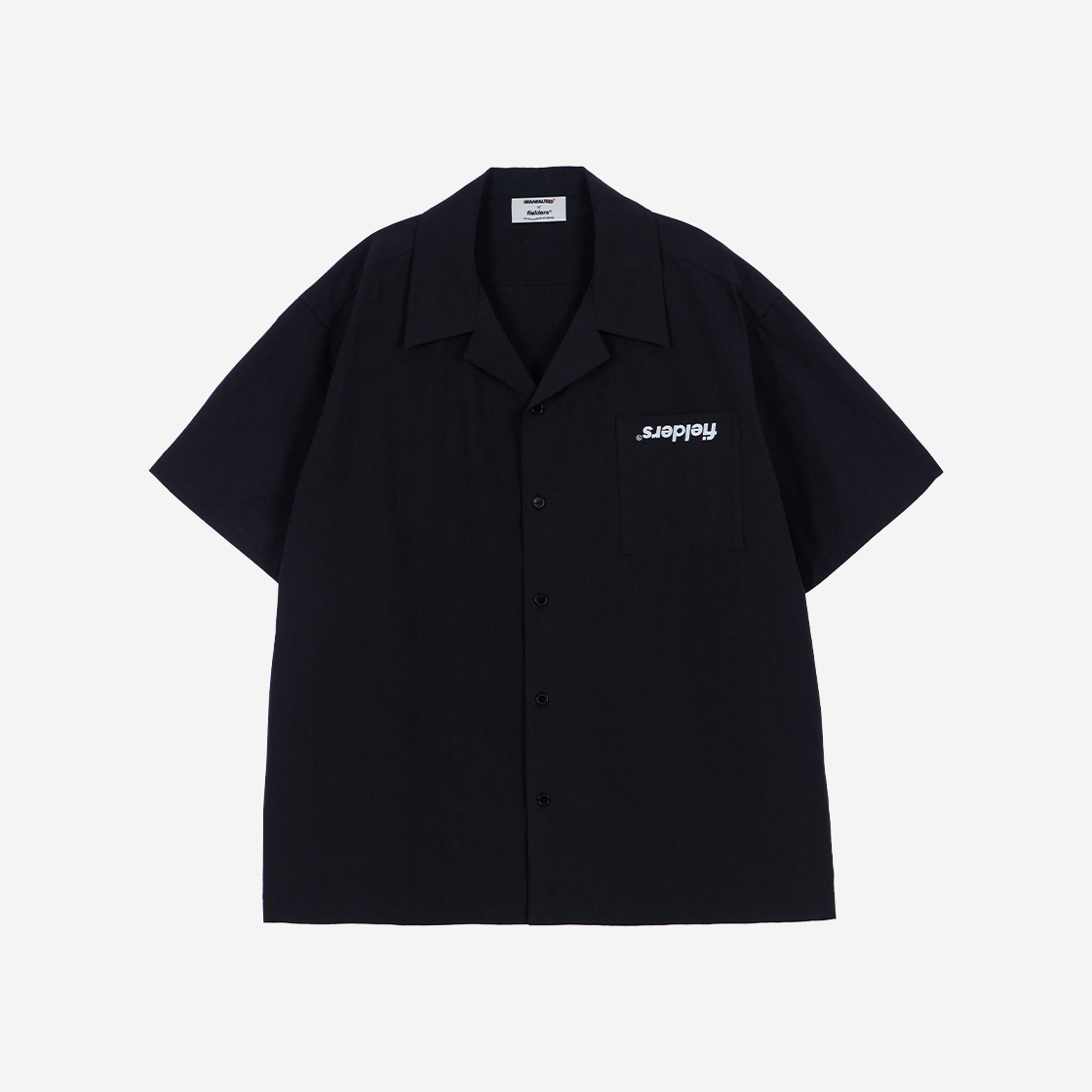 필더스 옐로우 라인 플라워 셔츠 블랙(Fielders Yellow Line Flower Shirt Black) - 3