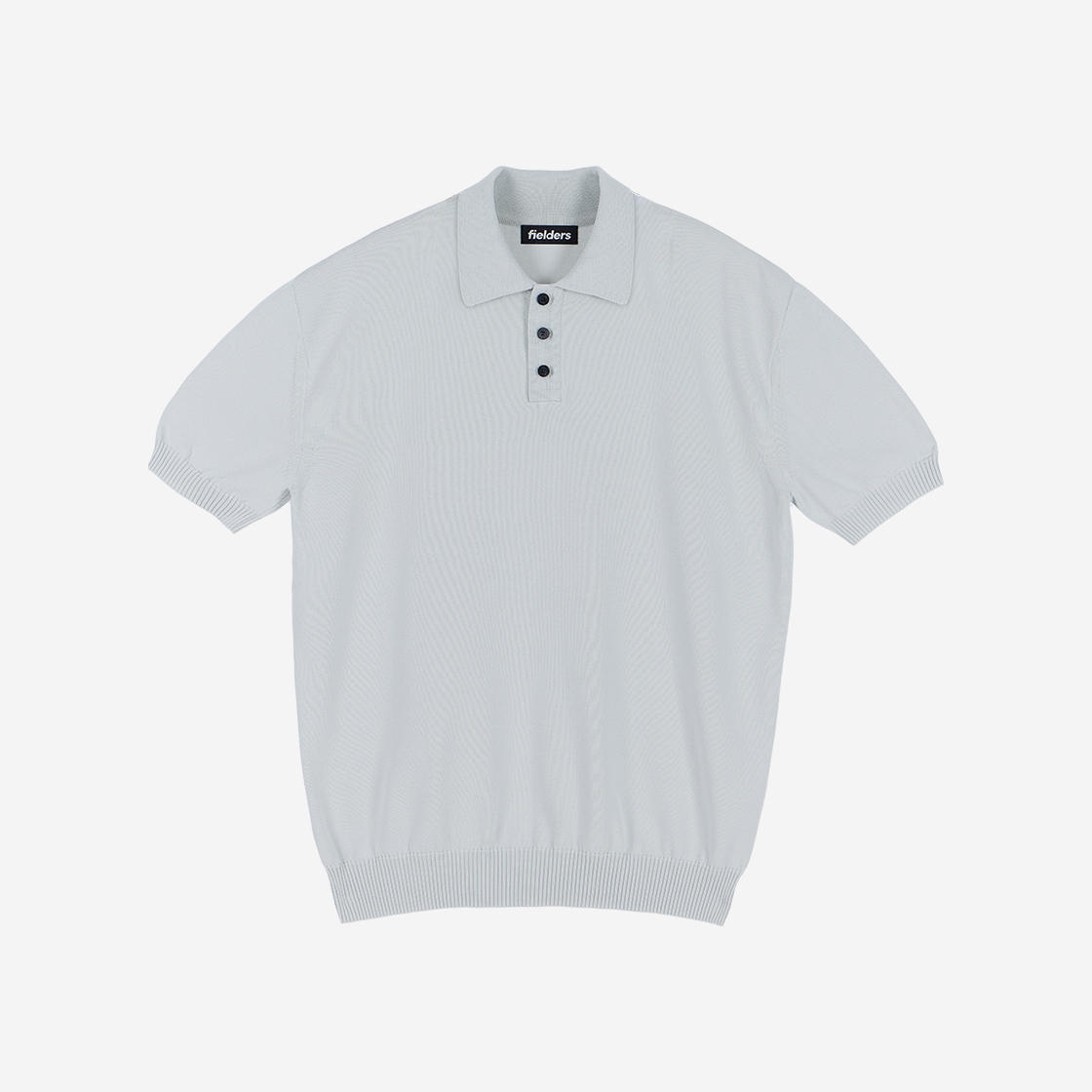 필더스 스탠다드 버튼 카라 하프 니트 스카이 블루(Fielders Standard Button Collar Half Knit Skyblue) - 2