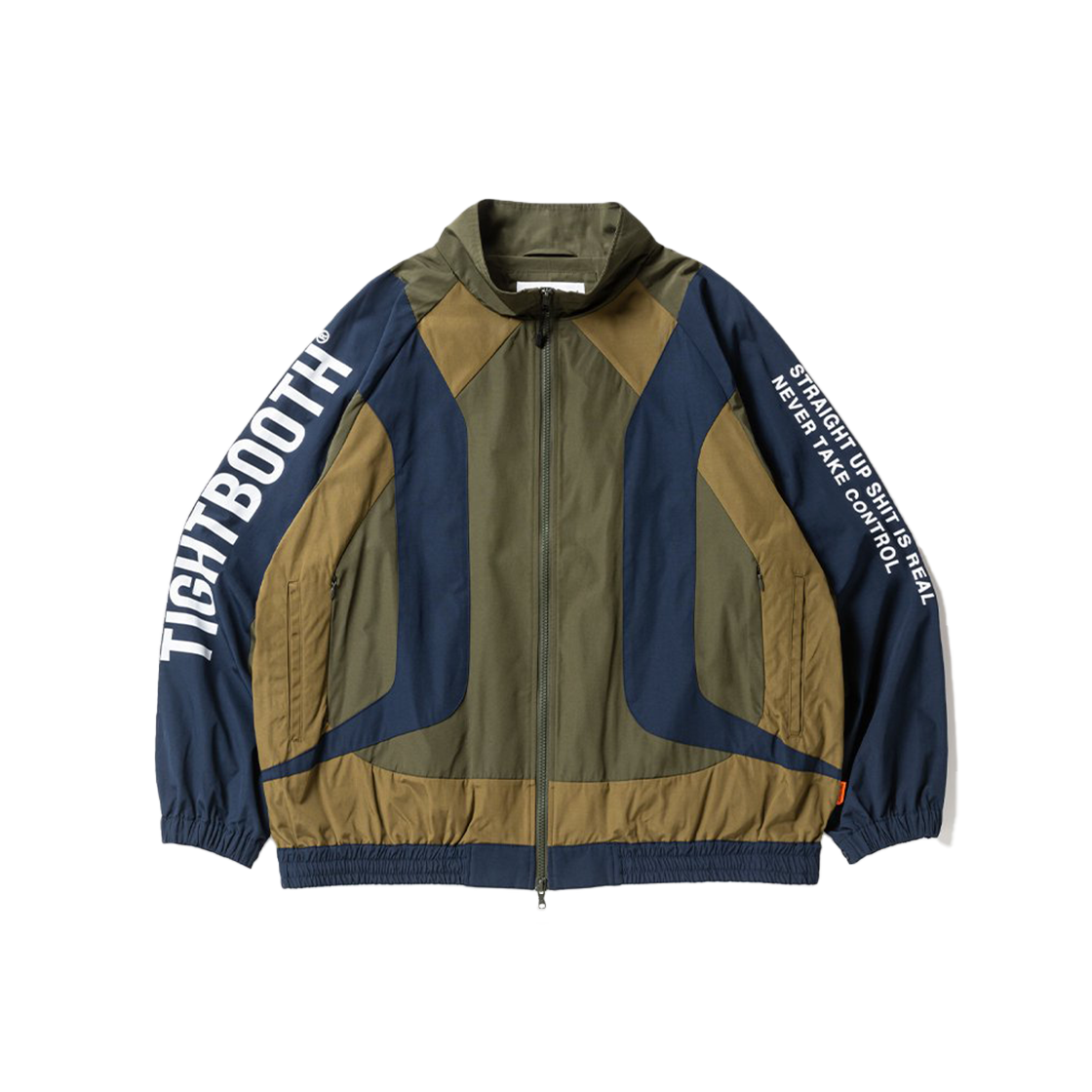 타이트부스 레이싱 트랙 자켓 올리브 네이비 - 24FW(Tightbooth Racing Track Jacket Olive Navy - 24FW)