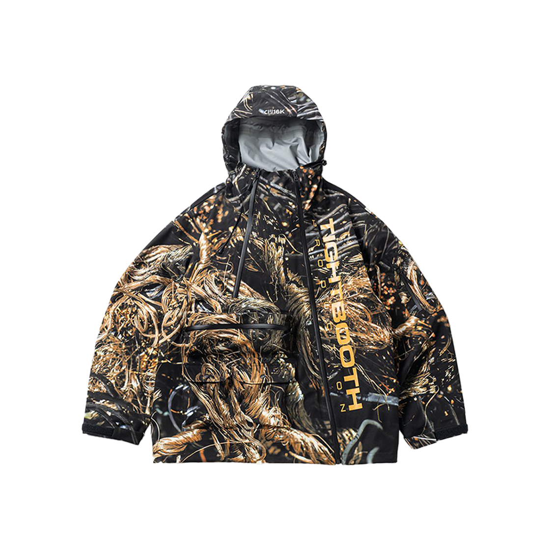 타이트부스 3 레이어 마운틴 파카 와이어 카모 - 24FW(Tightbooth 3 Layer Mountain Parka Wire Camo - 24FW)