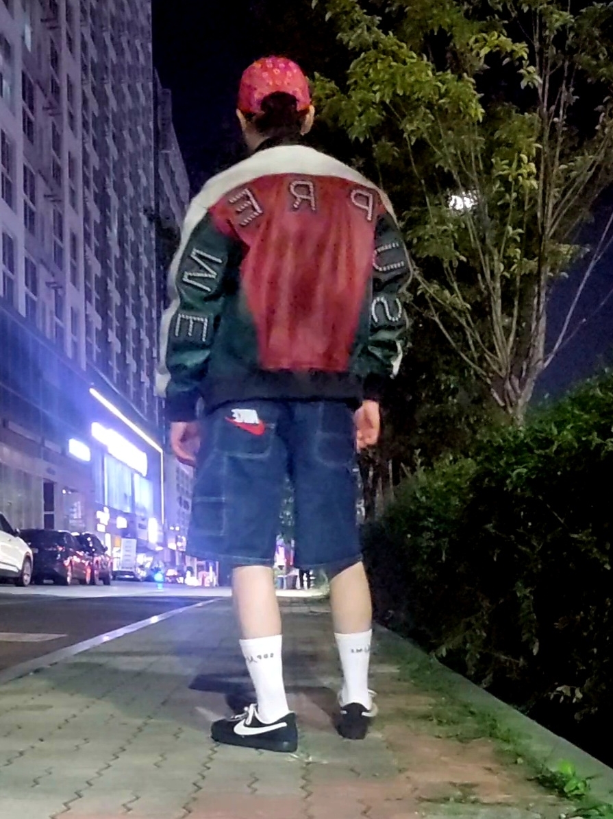 Supreme Bandana Camp Cap Red - 21SS, Nike x Bode Astrograbber SP Black and Coconut Milk 착용 스타일 - 1