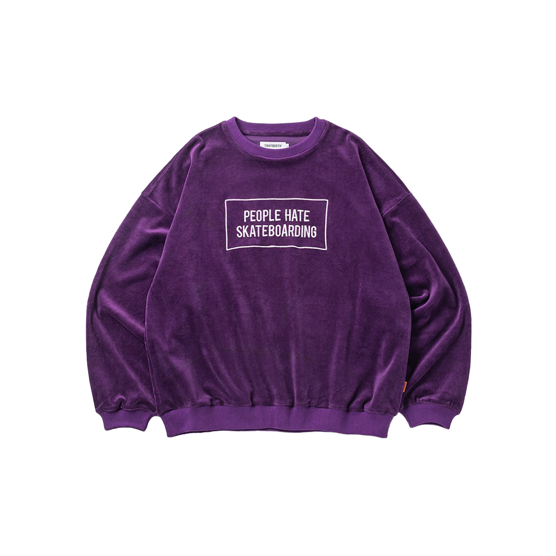 타이트부스 피플 헤이트 스케이트 벨루어 LS 퍼플 - 24FW(Tightbooth People Hate Skate Velour LS Purple - 24FW)