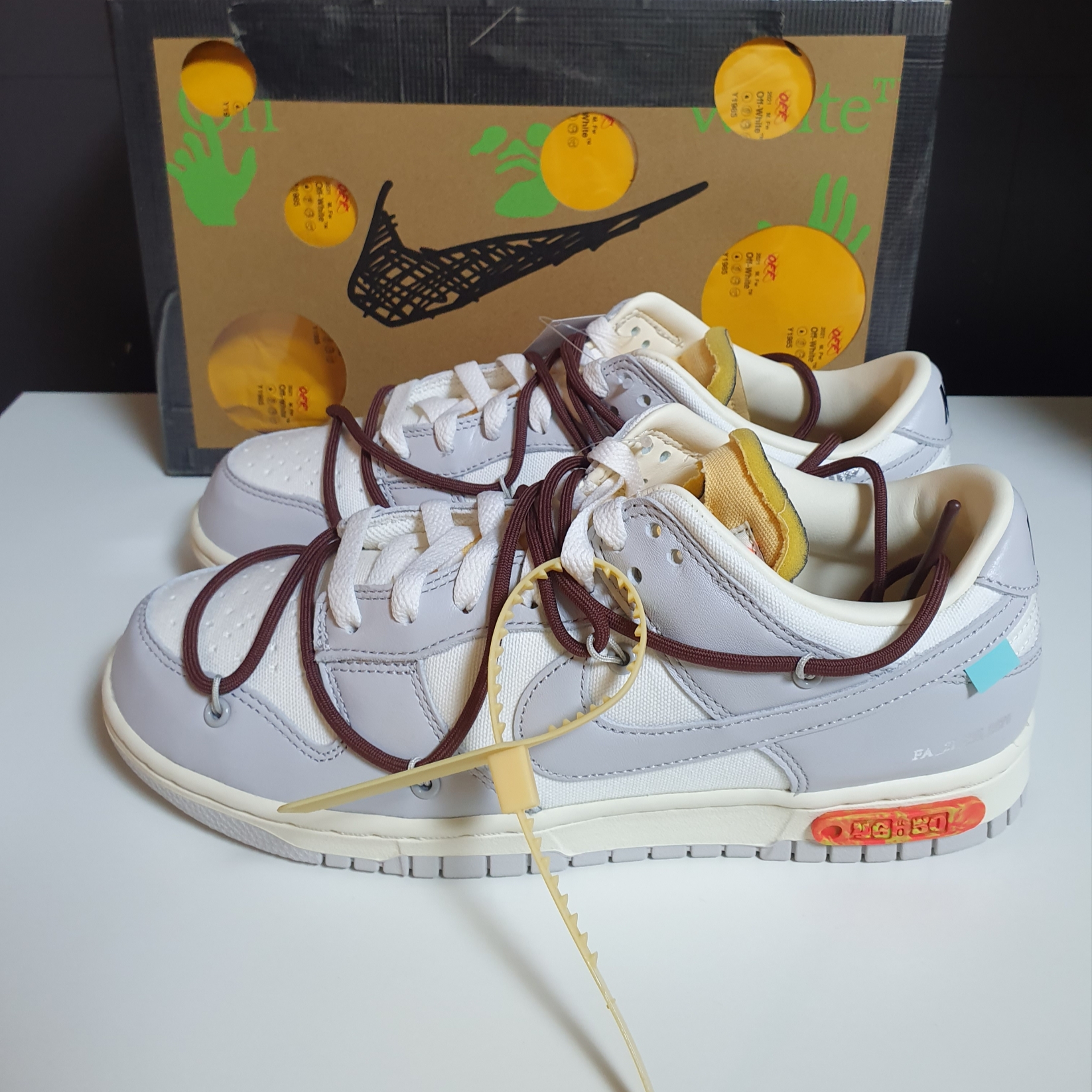 Nike x Off-White Dunk Low The 50 - Lot 46 착용 스타일