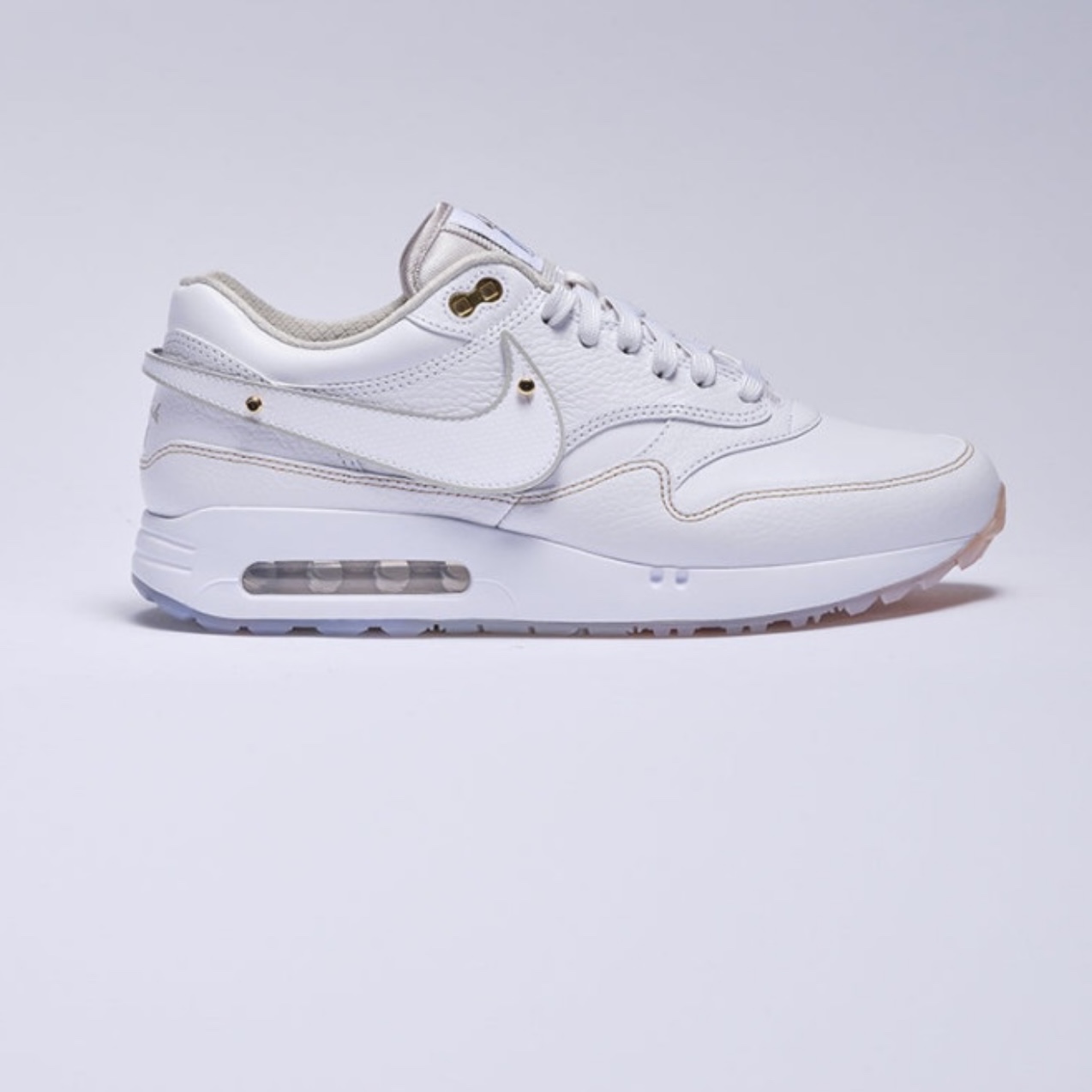 Nike x Eastside Golf  Air Max 1 '86 OG Golf White Metallic Gold 착용 스타일 - 3