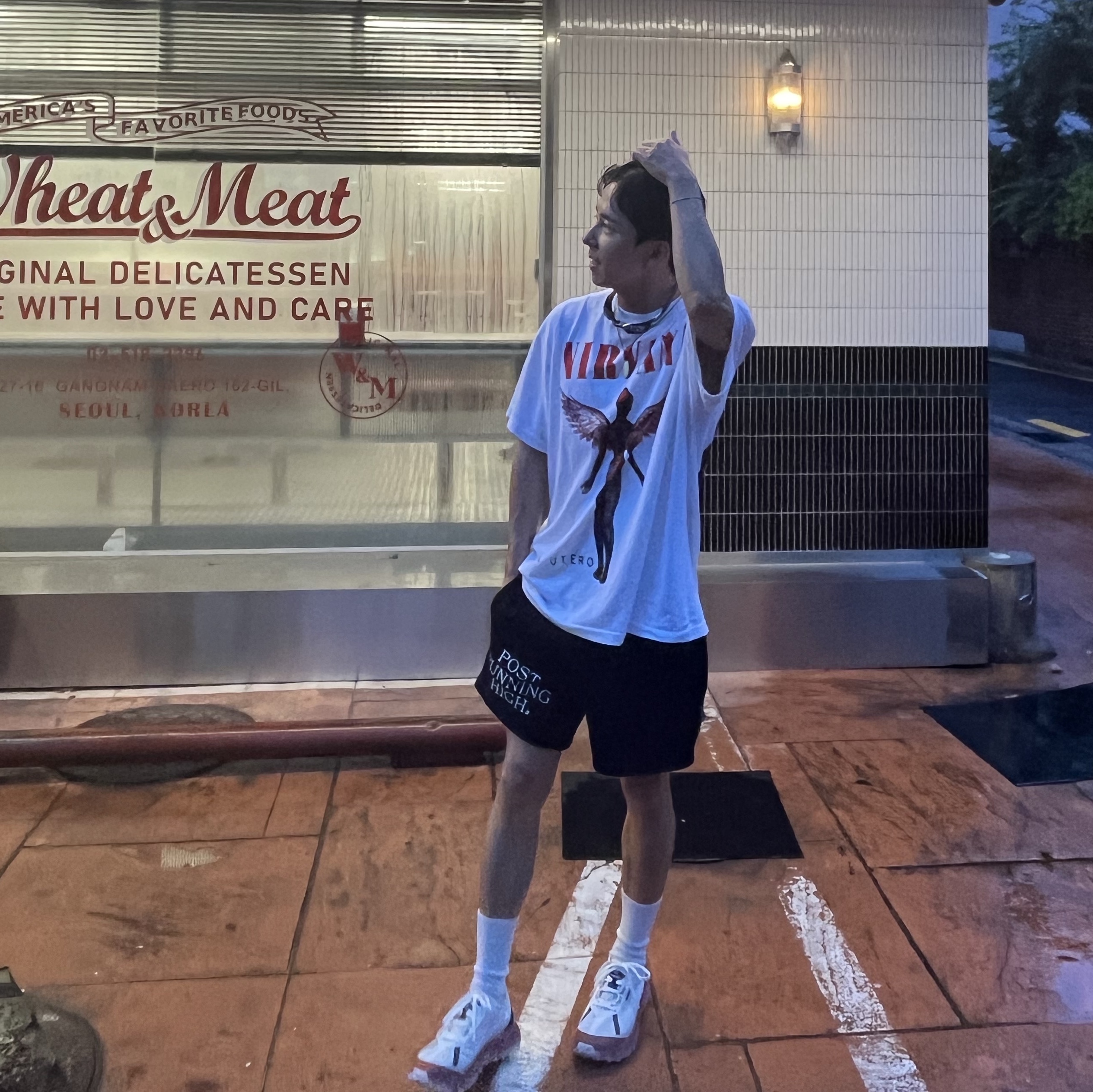 Hermanos Koumori PRH Shorts Black, Norda 001 LTD Mars 착용 스타일