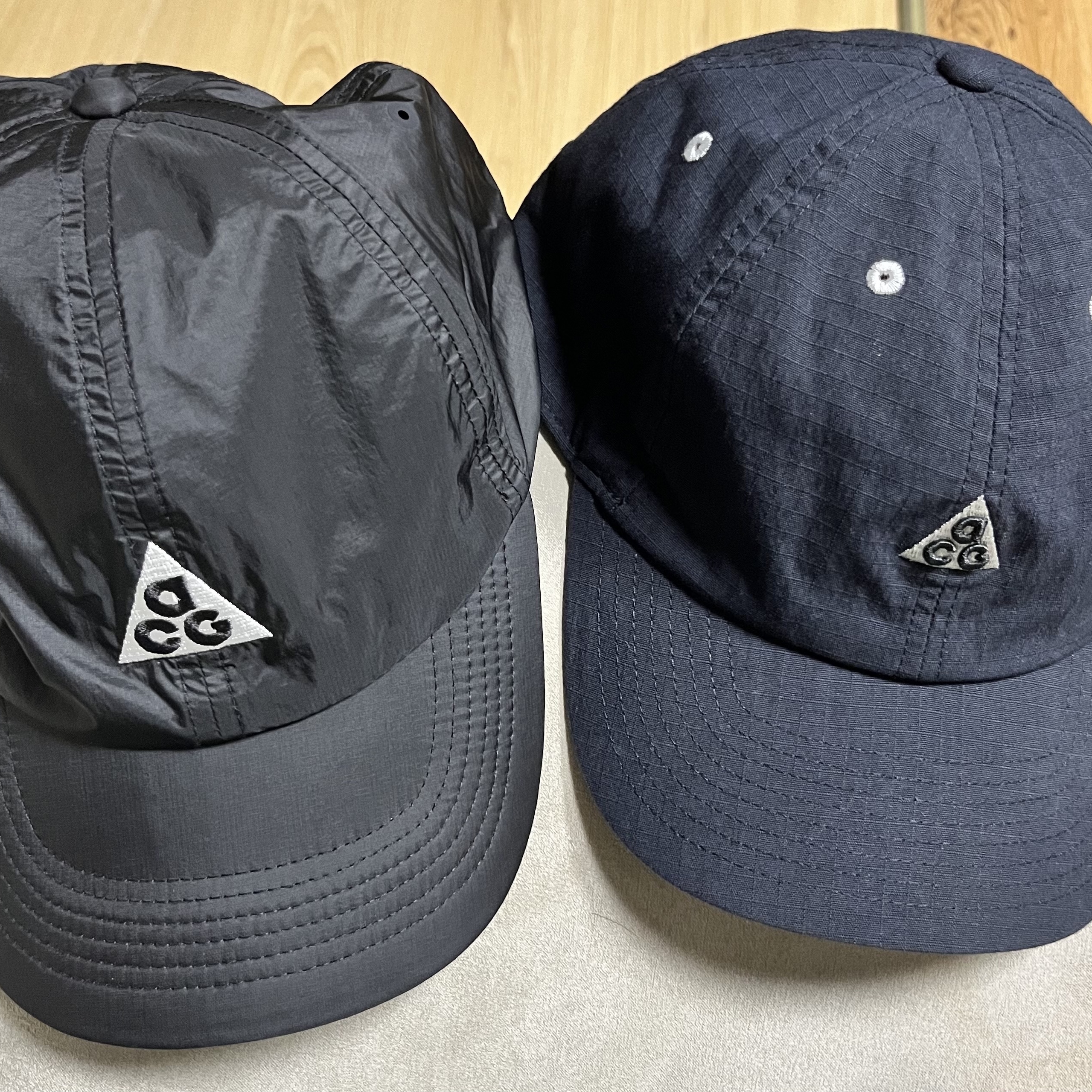Nike ACG Heritage 86 Cap Black Light Smoke Grey, Nike ACG Trail Cap Black 착용 스타일