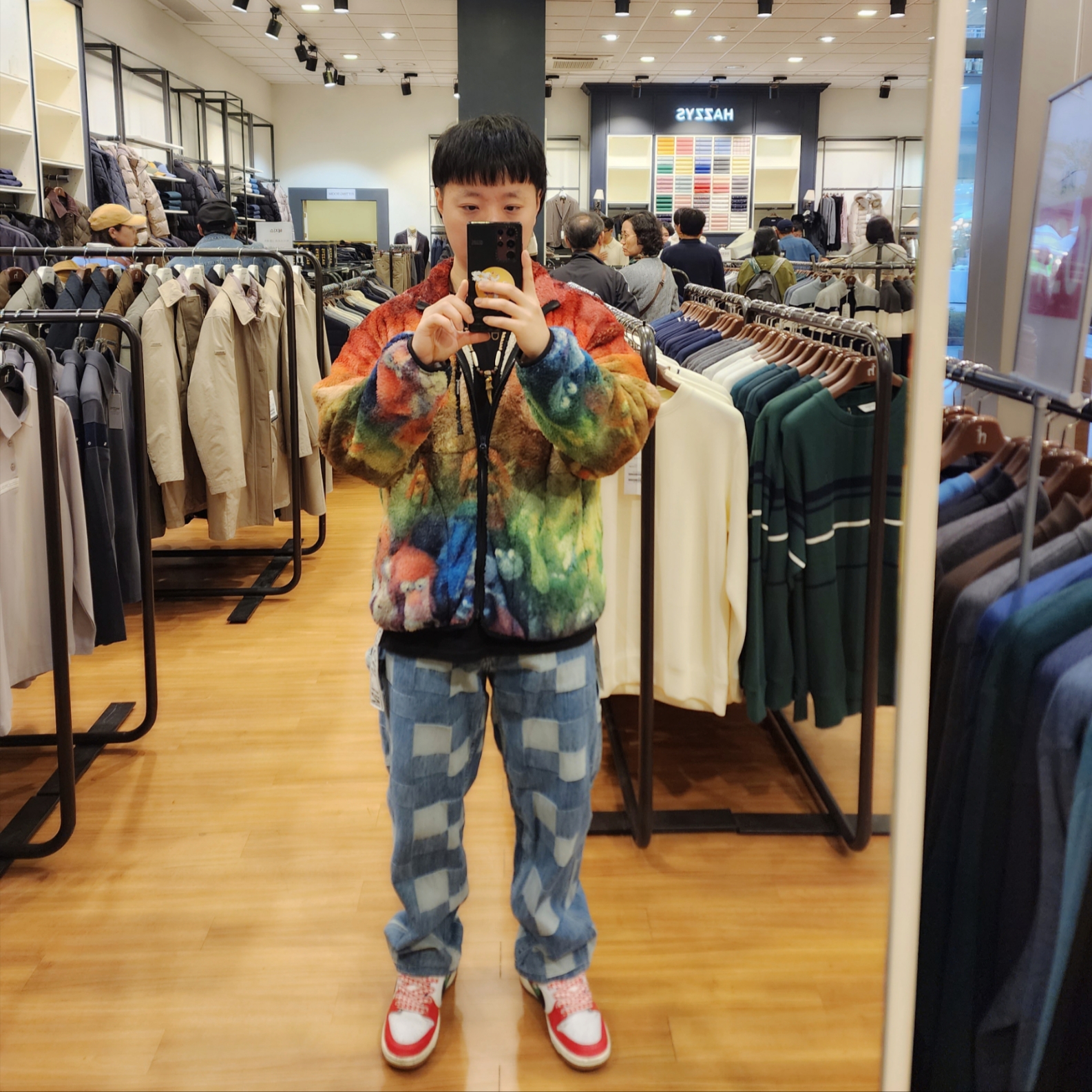 Supreme Muppets Fleece Jacket Multicolor - 24SS 착용 스타일 - 1